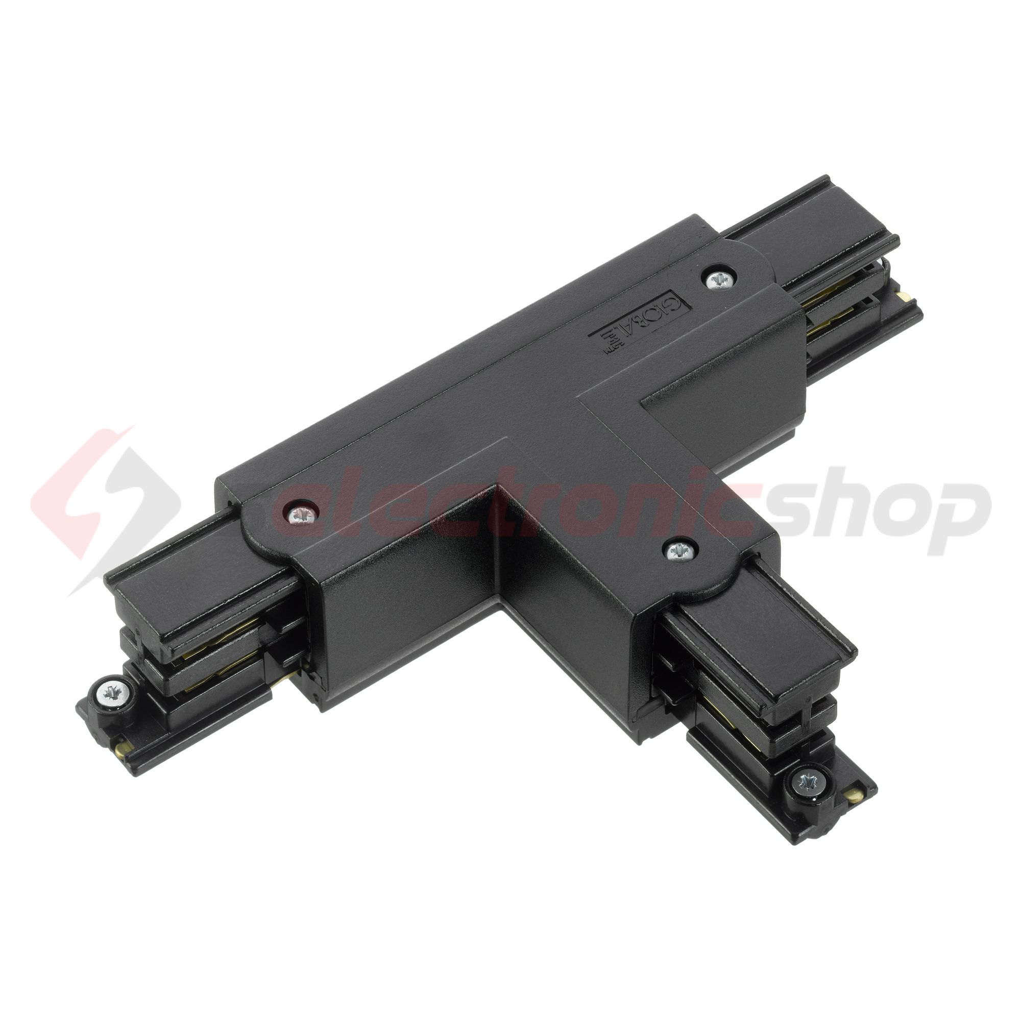 T-elágazó elem 3F világítási sínhez 16A jobb 230-400V 3F falonkívüli fekete XTS 36-2 LIVAL - 19170362