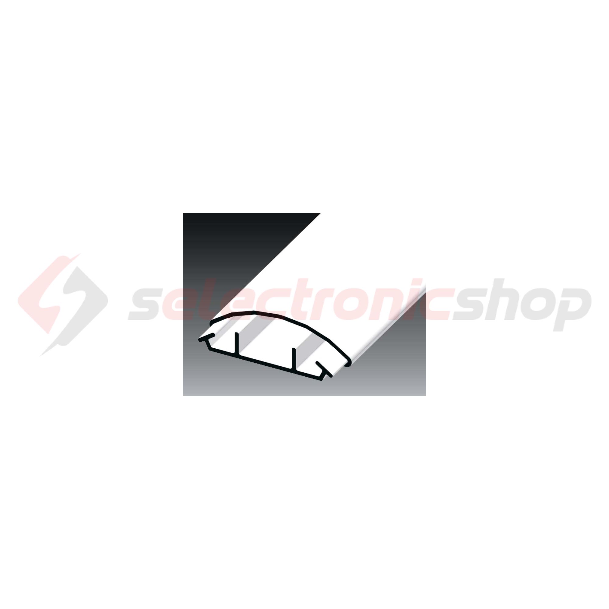 Taposócsatorna fehér 50mmx 11mmx 2000mm műanyag LO KOPOS - LO 50_HD