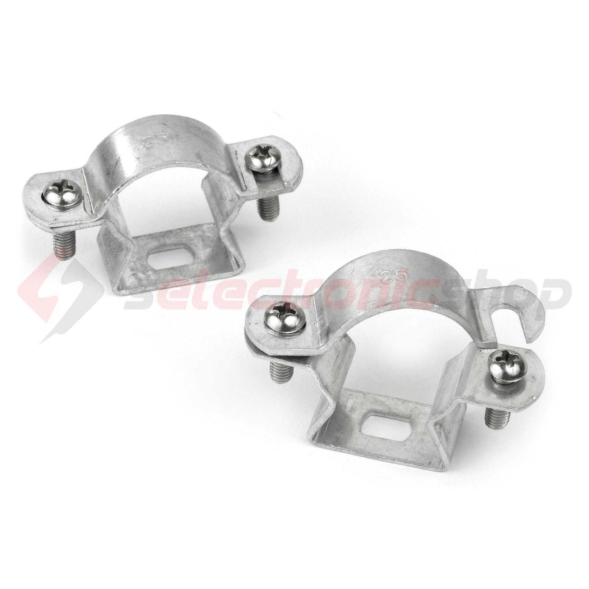 Távtartó csőbilincs rozsdamentes csavarokkal 32mm-csőátmérőhöz acél zárt natúr SRAS 32 FV Dietzel - 096298