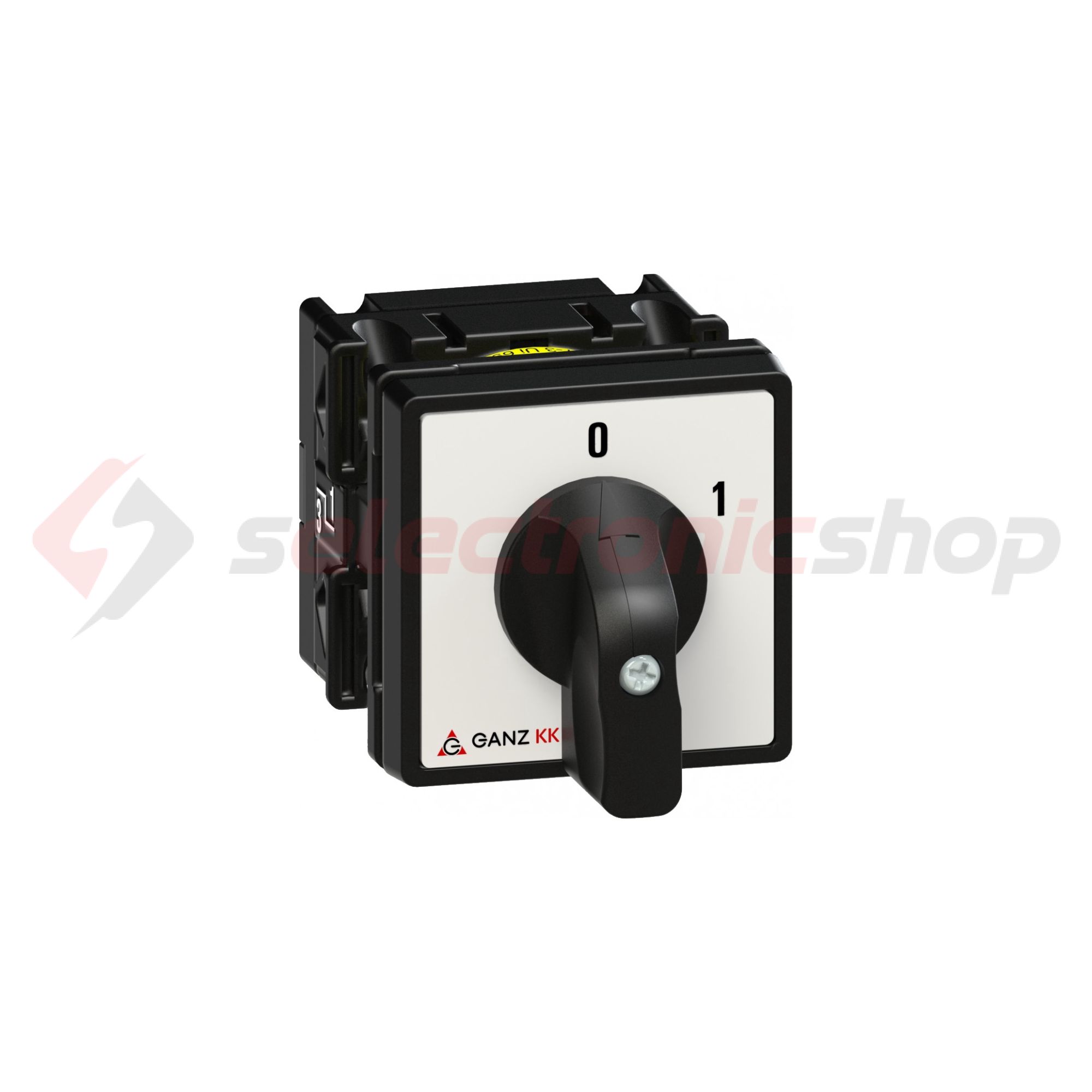 Terhelés 0-1 be-ki kapcsoló 2P 20A ráépíthető KK0-20-6001 Ganz KK - 1AC6001AA00M10
