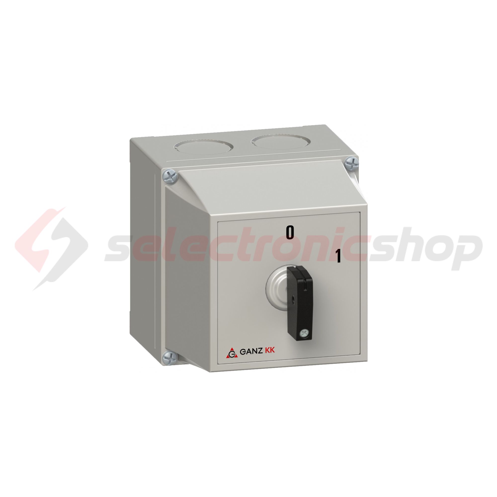 Terhelés be-ki kapcsoló 3P 20A tokozott KKMZ0-20-6002 Ganz KK - 4ZC6002XZ00S20