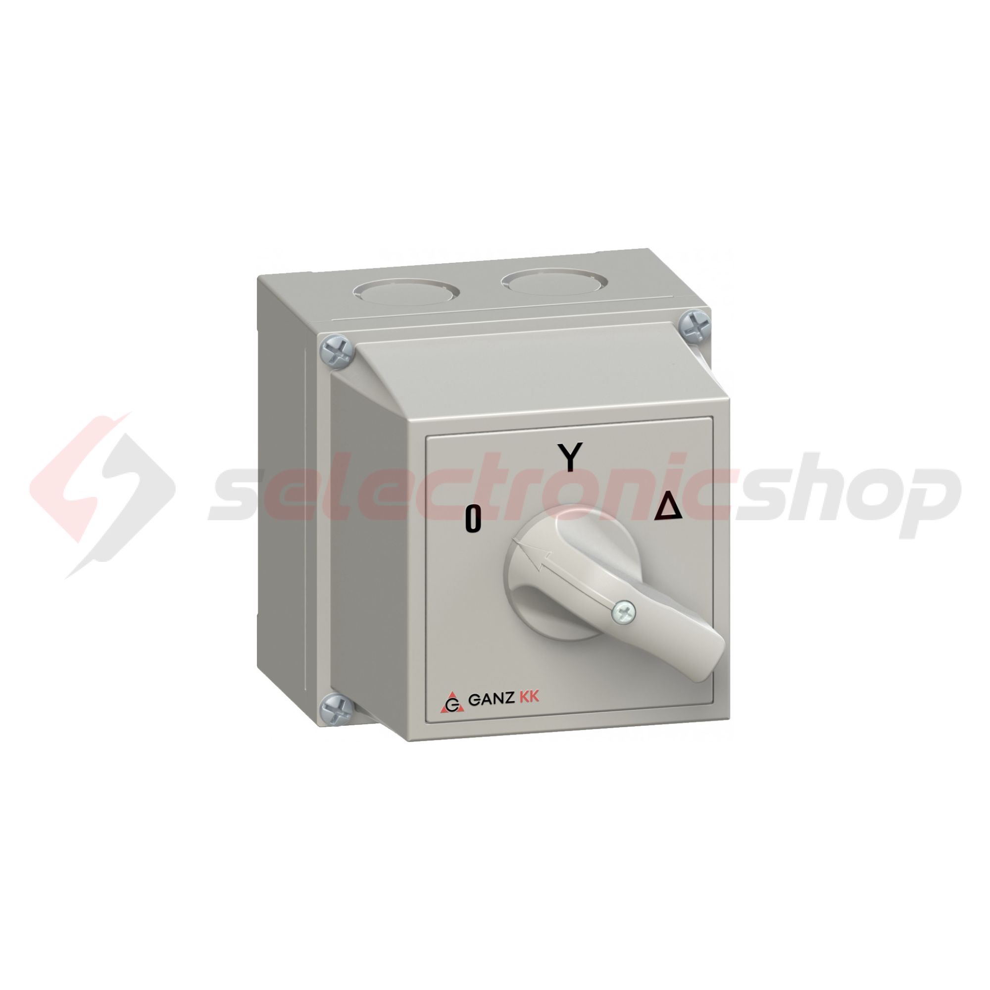 Terhelés csillag-delta kapcsoló 3P 20A tokozott KKM0-20-6009 Ganz KK - 3AC6009XB00S40