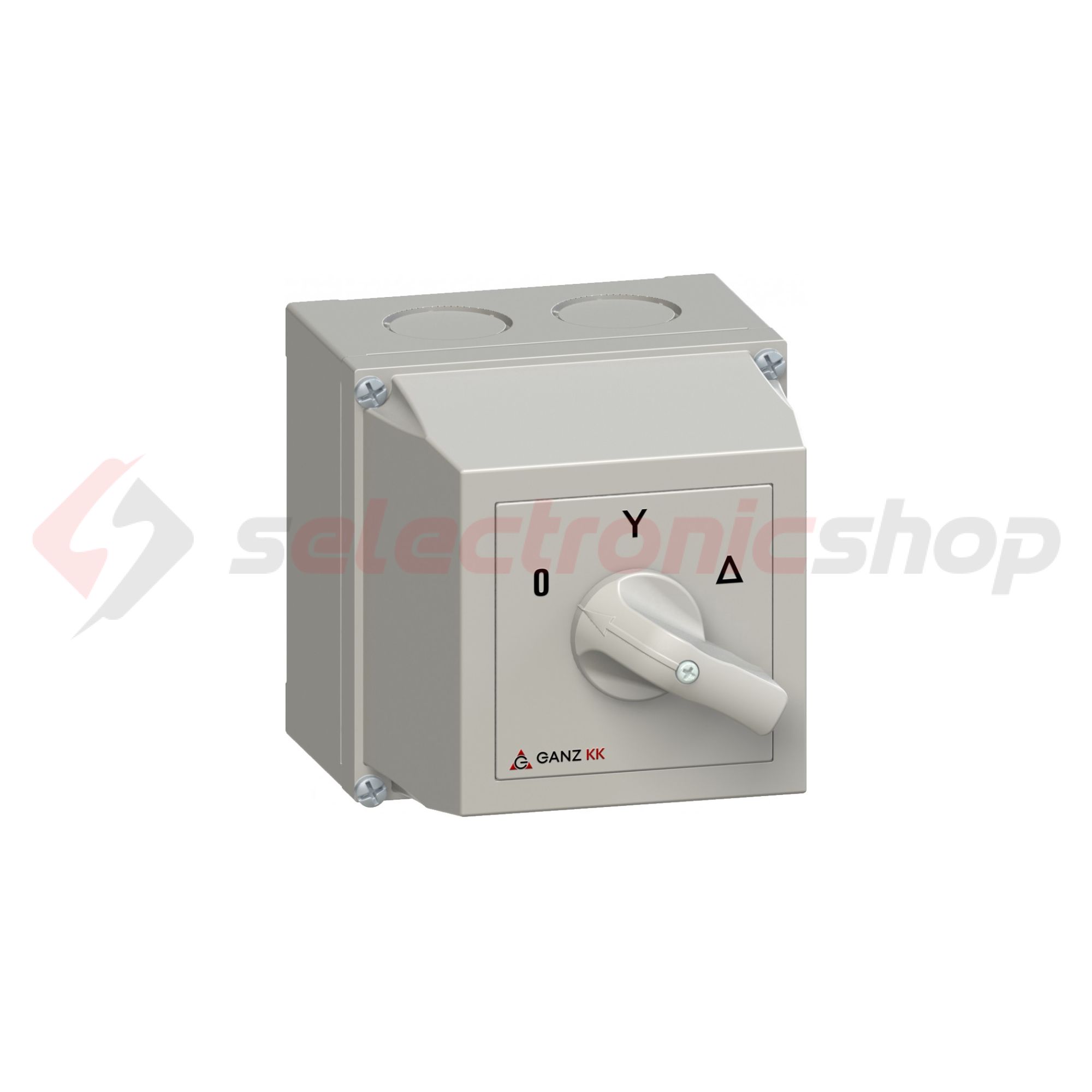 Terhelés csillag-delta kapcsoló 3P 32A tokozott KKM1-32-6009 Ganz KK - 4AF6009XB00S40