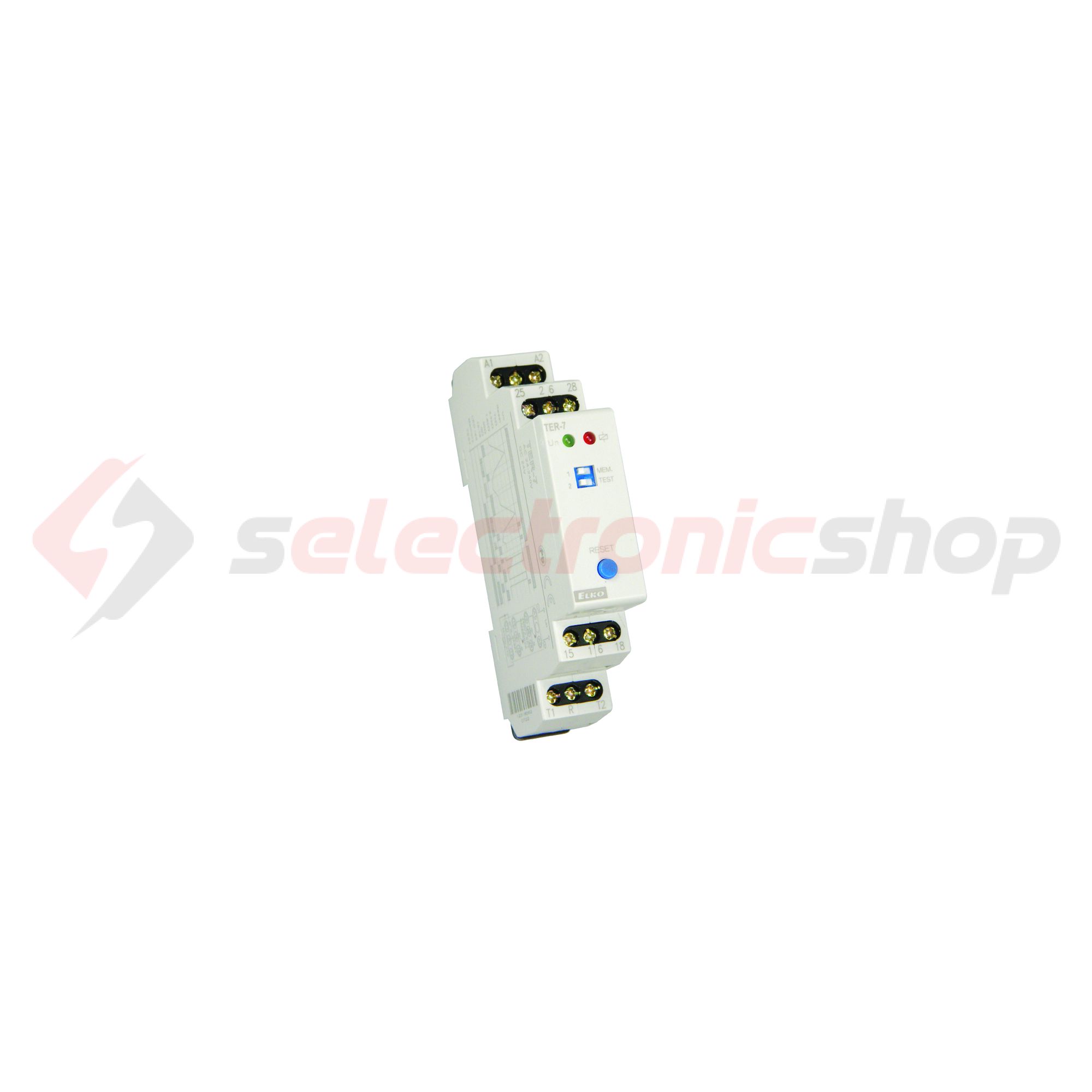 Termisztoros motorvédő relé 1-mérőkör 2v 24-240VAC-vezérlés 24-240VDC AC/DC TER-7 Elko EP - 3716