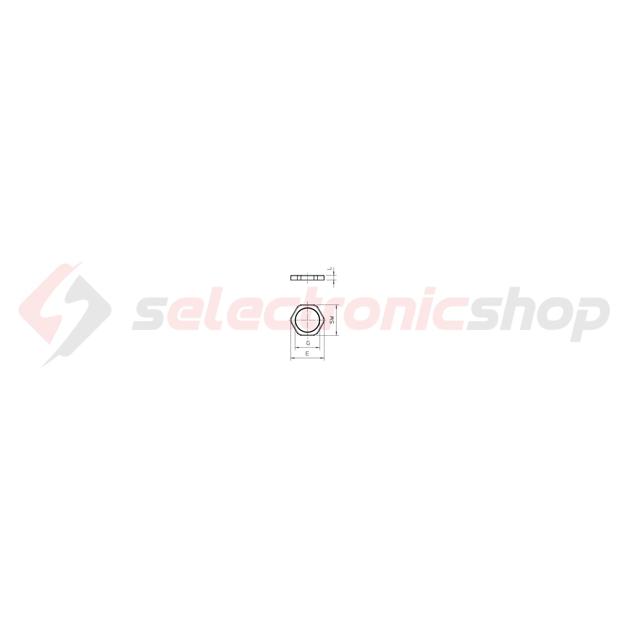 Tömszelence ellenanya PG 29 műanyag világosszürke 116 PG29 OBO-BETTERMANN - 2043297