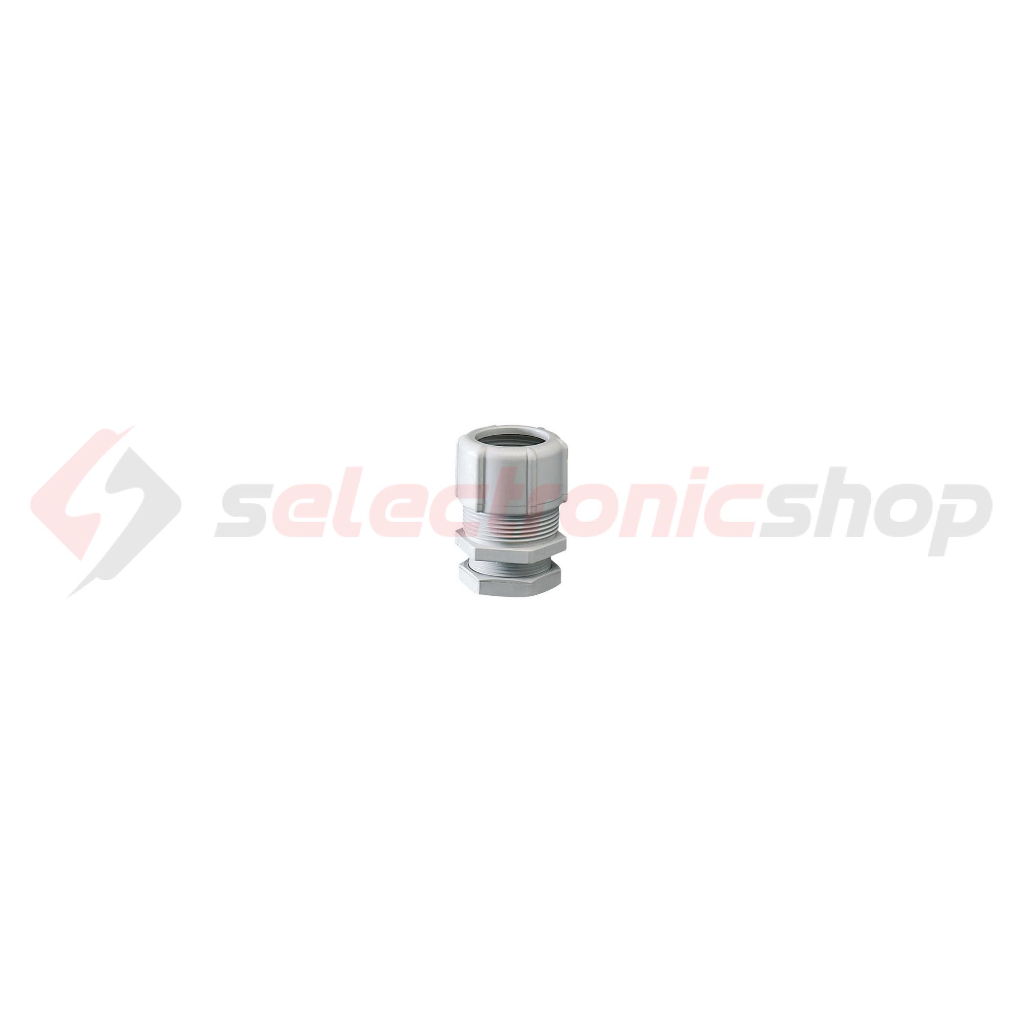 Tömszelence merev d32mm-csőhöz 37mm-átmérő dugaszolós egyenes külső menet poliamid (PA) FK GEWISS - GW50418