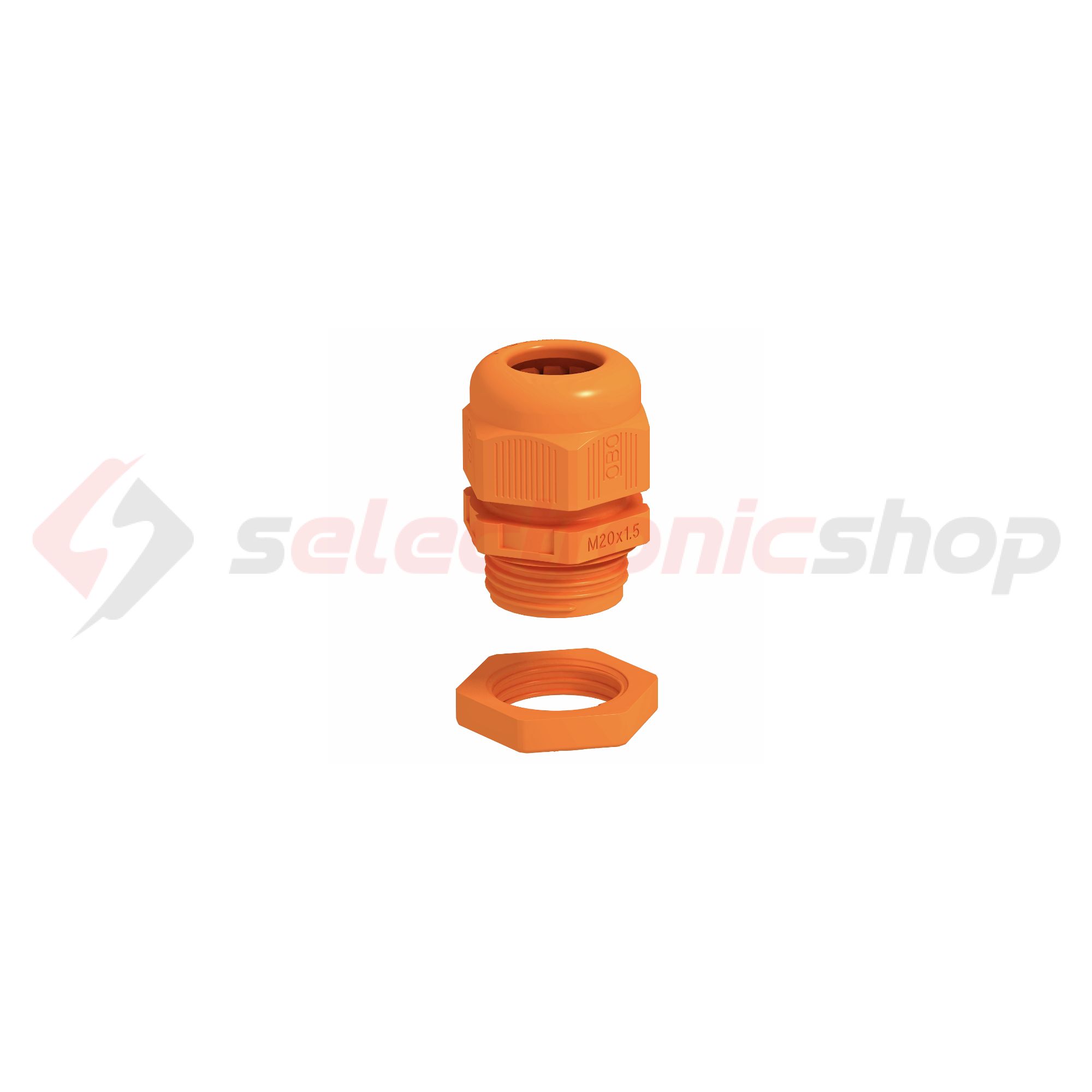 Tömszelence tűzálló M 25 ellenanyával 9-17mm-kábelátmérőhöz műanyag V-TEC VM25+ OR OBO-BETTERMANN - 7205663