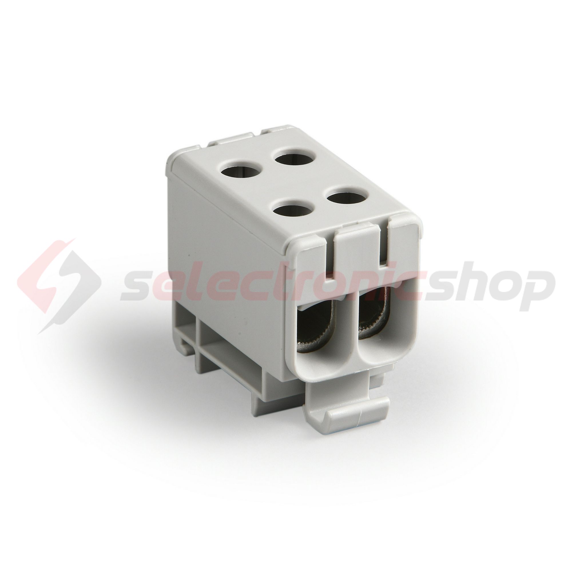 Univerzális sorkapocs szürke 2,5-50mm2Cu 6-50mm2Alu 2P csavaros 4csatl./>25 mm2 KE66 Ensto