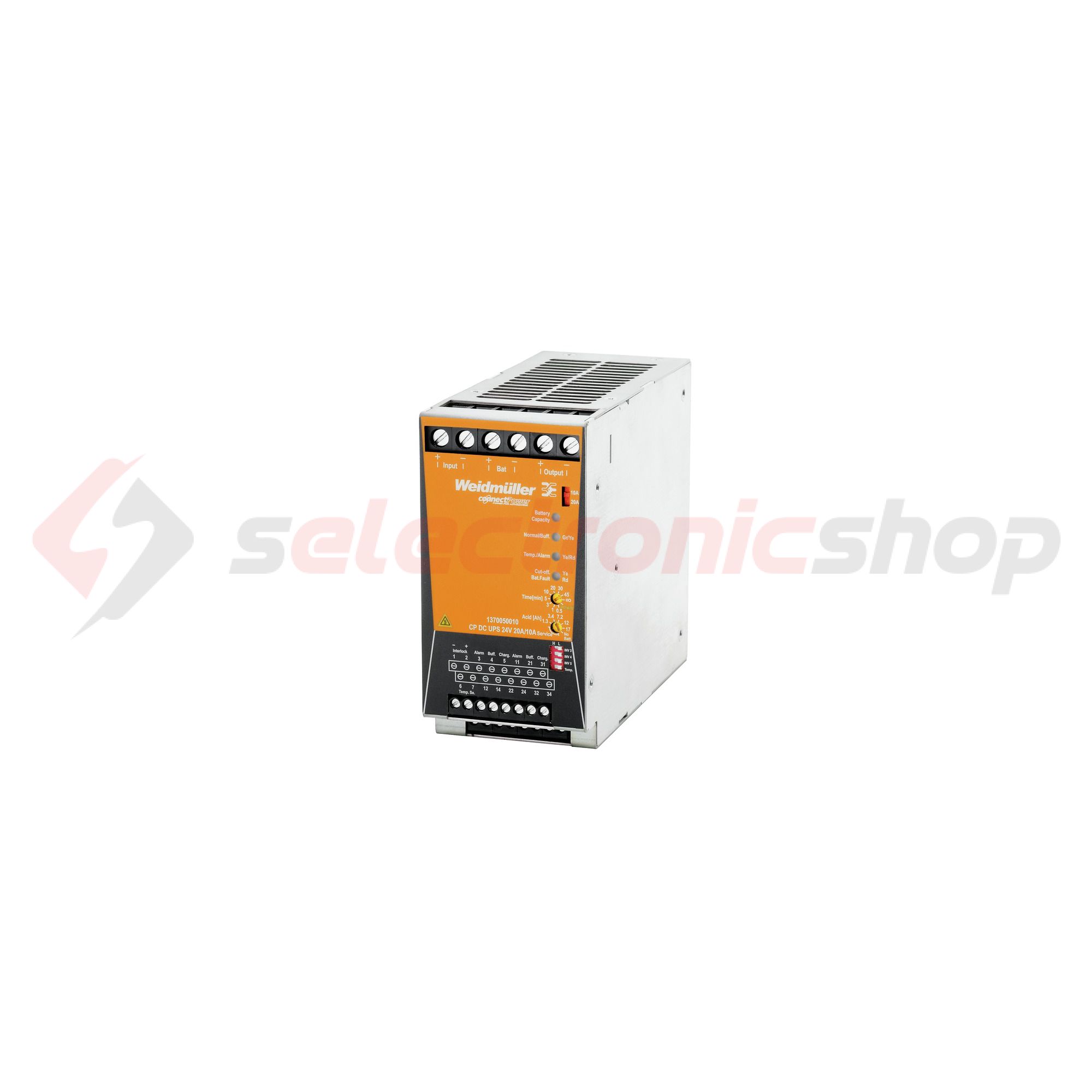 UPS vezérlő  CP DC UPS 24V 20A/10A Weidmüller - 1370050010