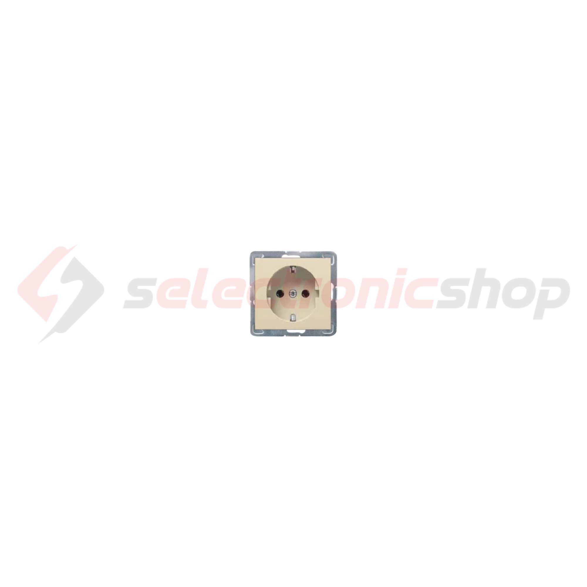 Valena 162 dugalj földelt központi fedlap elefántcsont IP20 süllyesztett csavaros LEGRAND - 774320