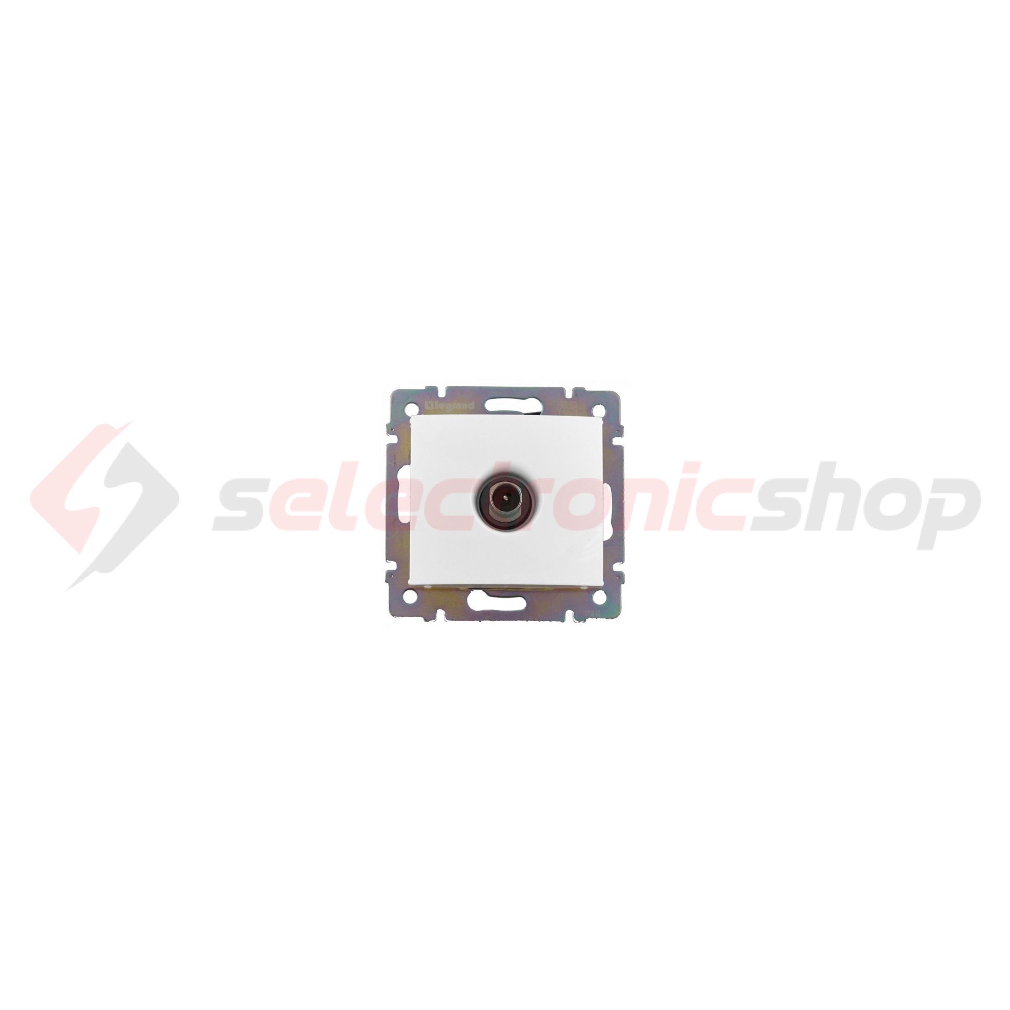 Valena antenna aljzat TV süllyesztett fehér 1-kimenet átmenő 14dB/860MHz LEGRAND - 774431