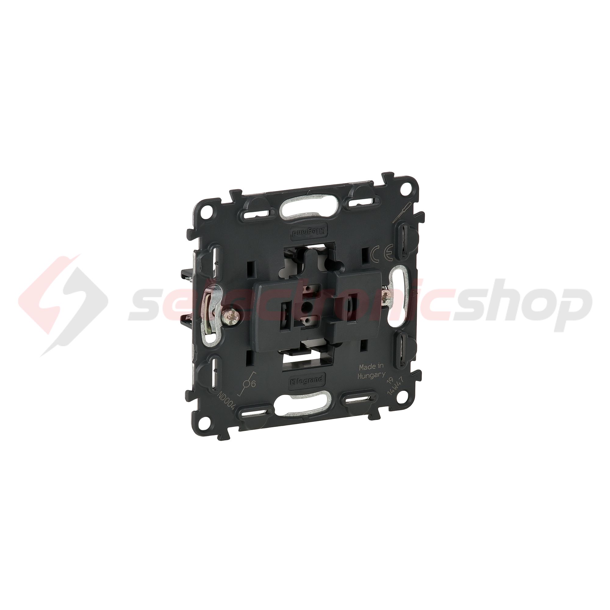 Valena InMatic 106 váltókapcsoló kezelőelem szürke süllyesztett IP20 1- billentyű/gomb LEGRAND - 752010