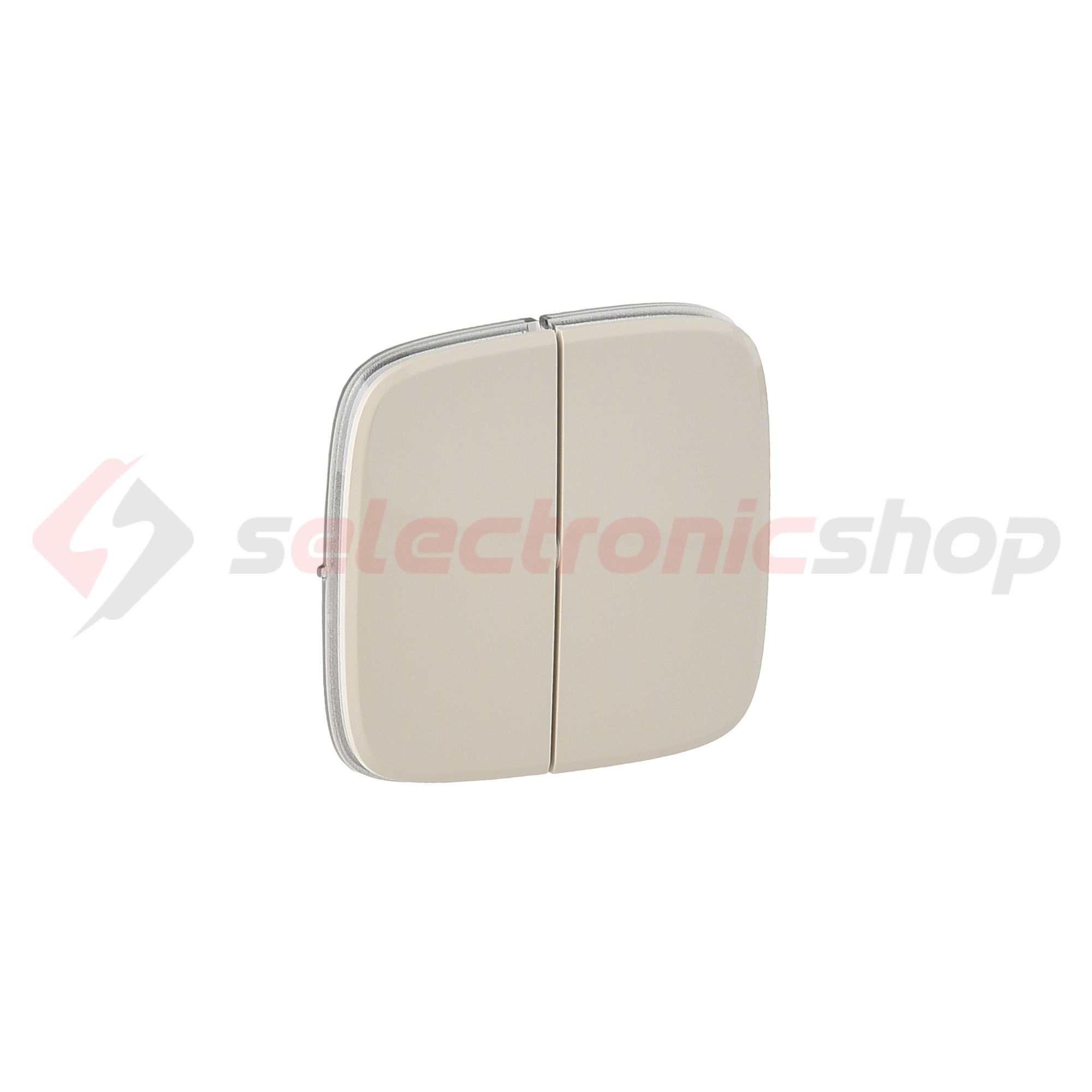 ValenaAllure billentyű kettős kapcs/nyg.-hoz bézs üres-jel IP20 műanyag fényes LEGRAND - 755026