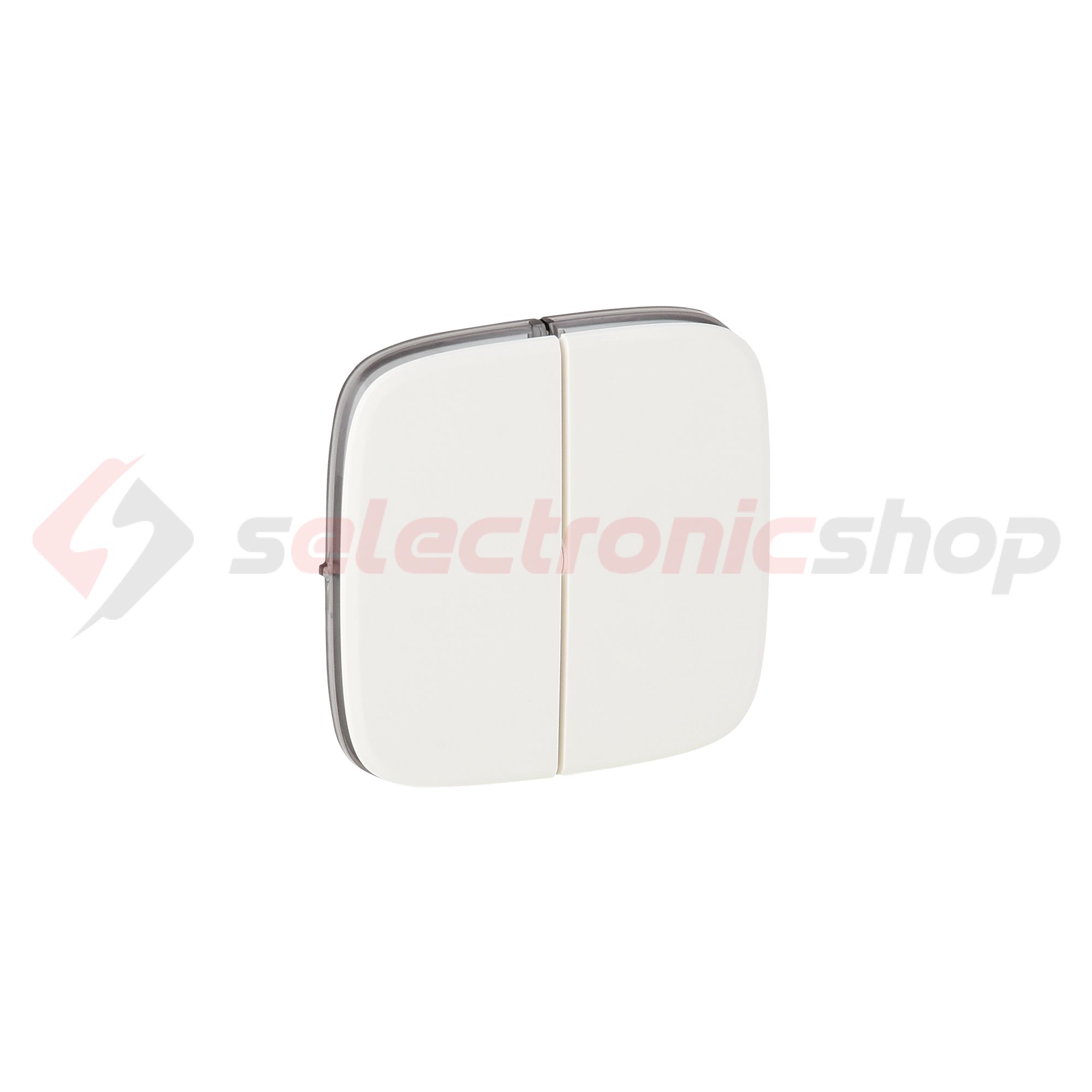 ValenaAllure billentyű kettős kapcs/nyg.-hoz fehér üres-jel IP20 műanyag fényes LEGRAND - 755025