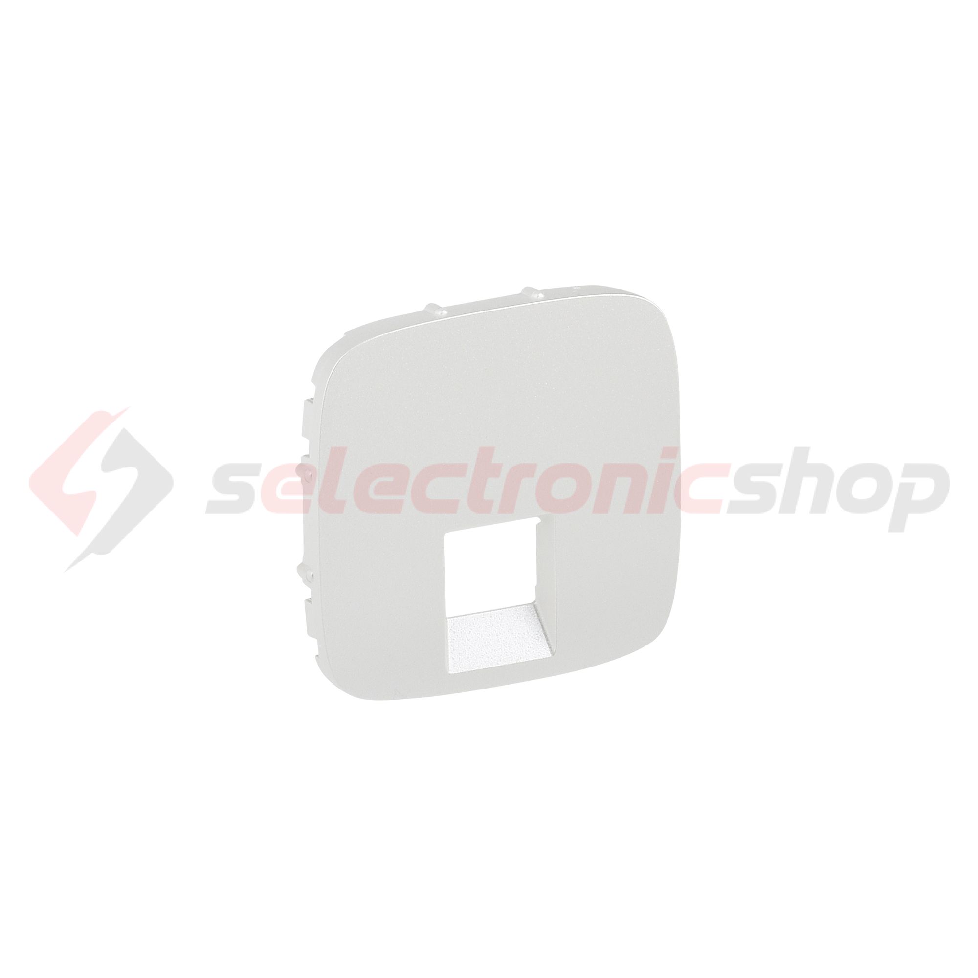 ValenaAllure fedlap RJ45/RJ11 adatcsatlakozóhoz műanyag címketartó nélkül gyöngyház LEGRAND - 755419