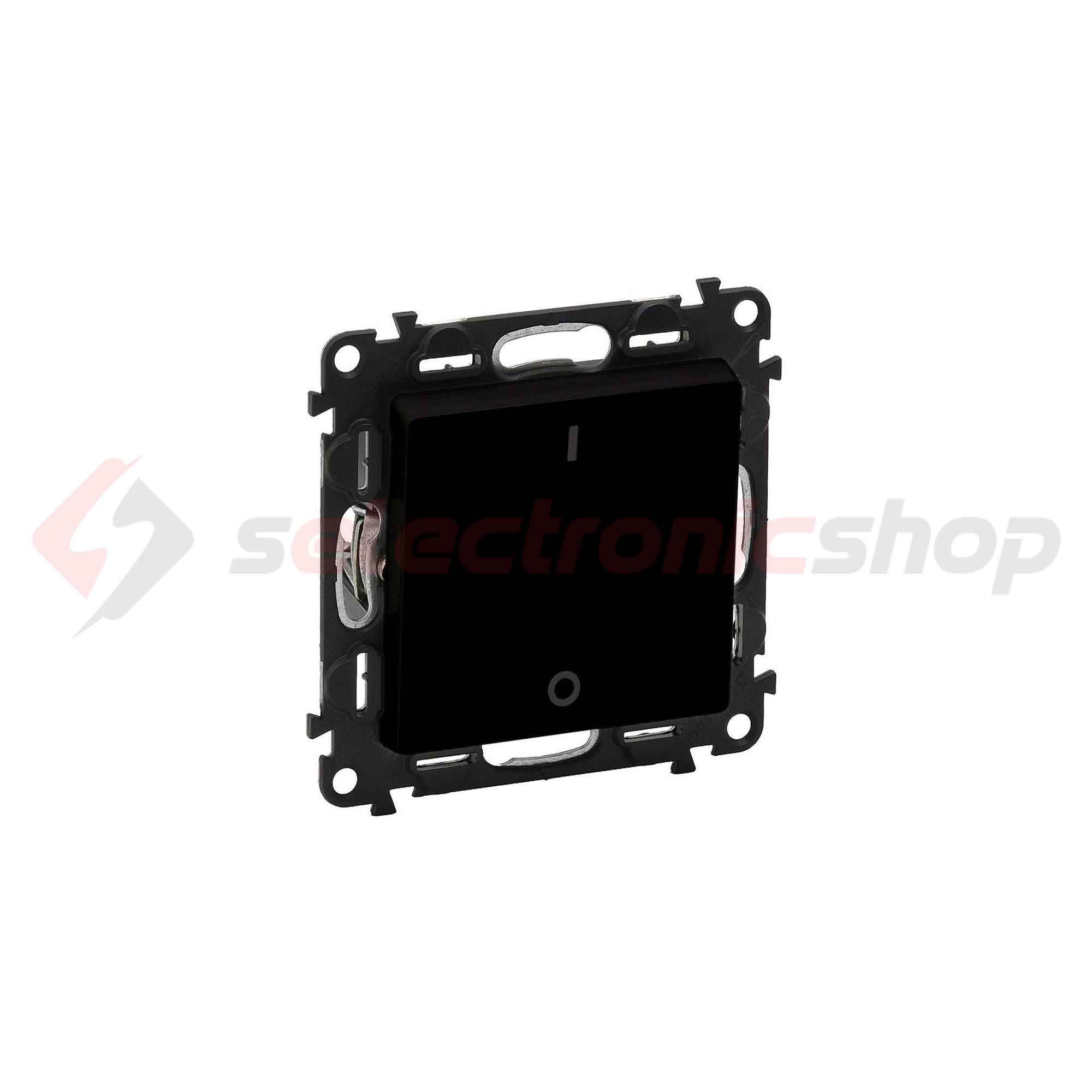 ValenaLife 102 2P kapcsoló betét közp. fedéllel fekete süllyesztett IP20 billentyű/gomb LEGRAND - 756322