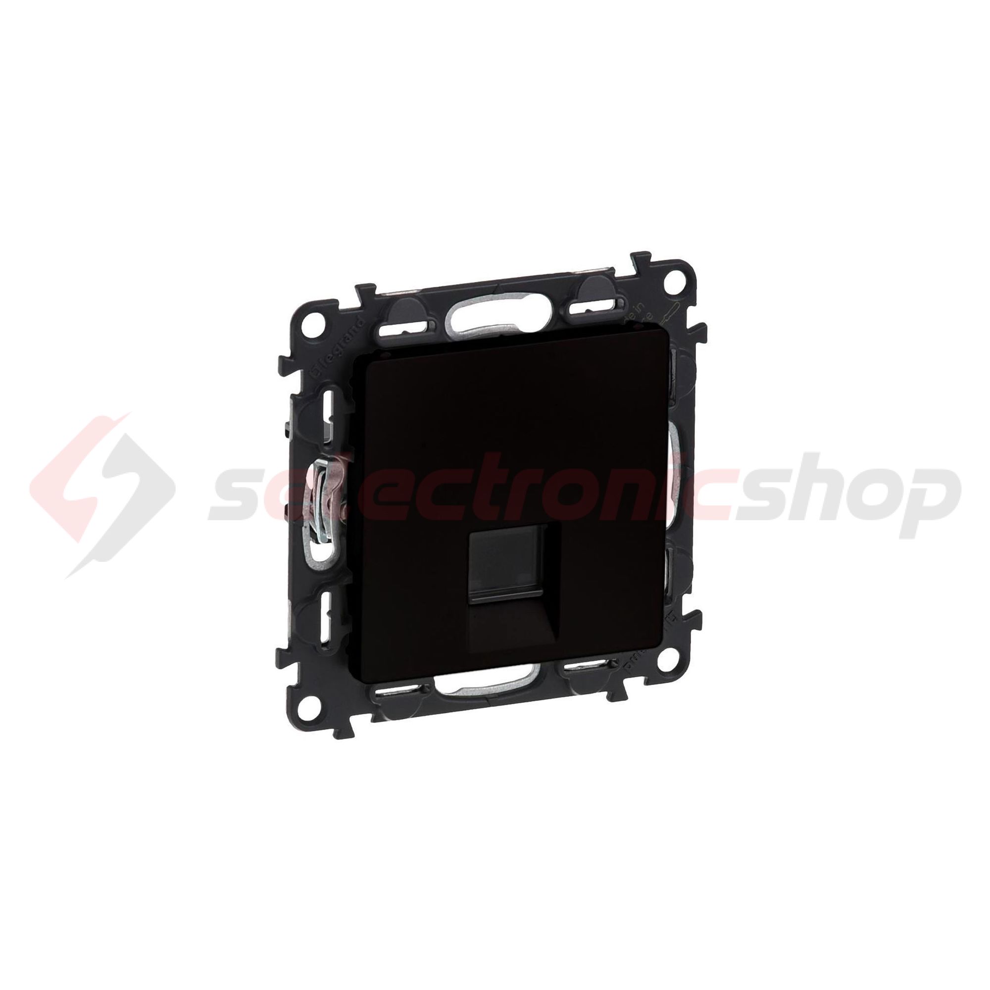 ValenaLife adatcsatlakozó dugalj UTP RJ45 8(8) Cat5e süllyesztett fekete LEGRAND - 756340