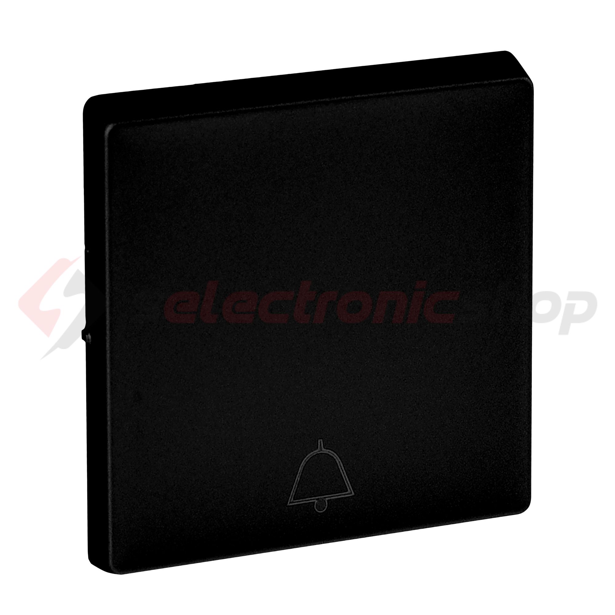 ValenaLife billentyű egyes nyomógomb jelző fekete csengő-jel  jelzőfényes IP20 műanyag LEGRAND - 756012