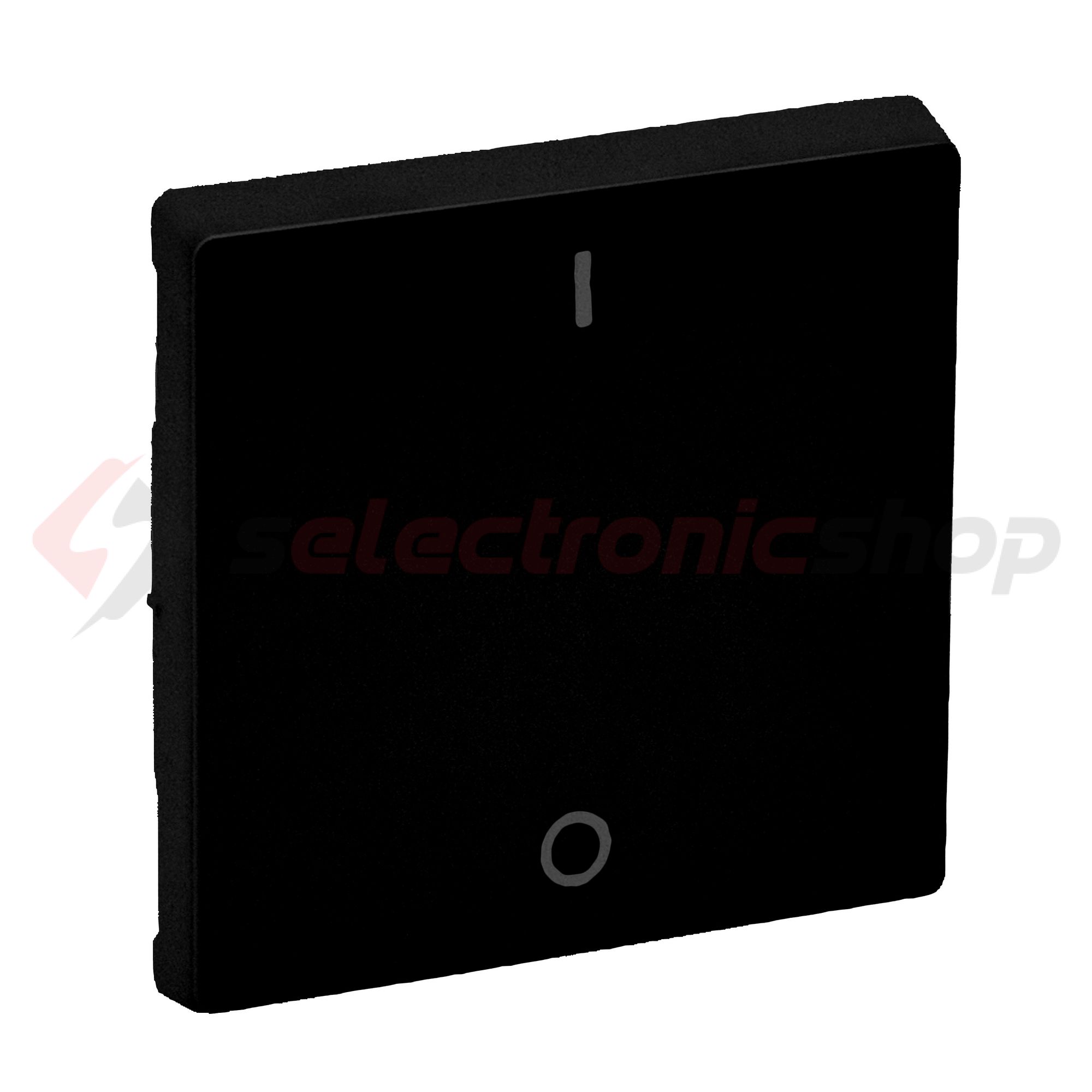 ValenaLife billentyű I/O egyes kapcs/nyg.-hoz fekete 0 és 1 szám-jel IP20 műanyag matt LEGRAND - 756122