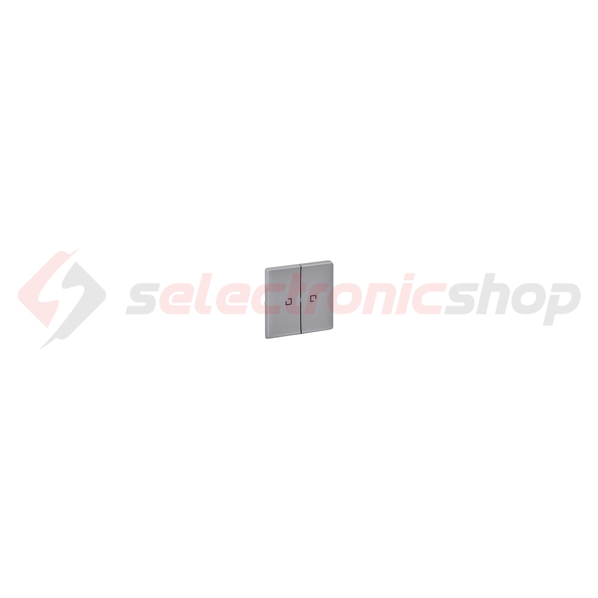 ValenaLife billentyű kettős kapcs/nyg.-hoz alumínium üres-jel jelzőfényes IP20 műanyag LEGRAND - 755222