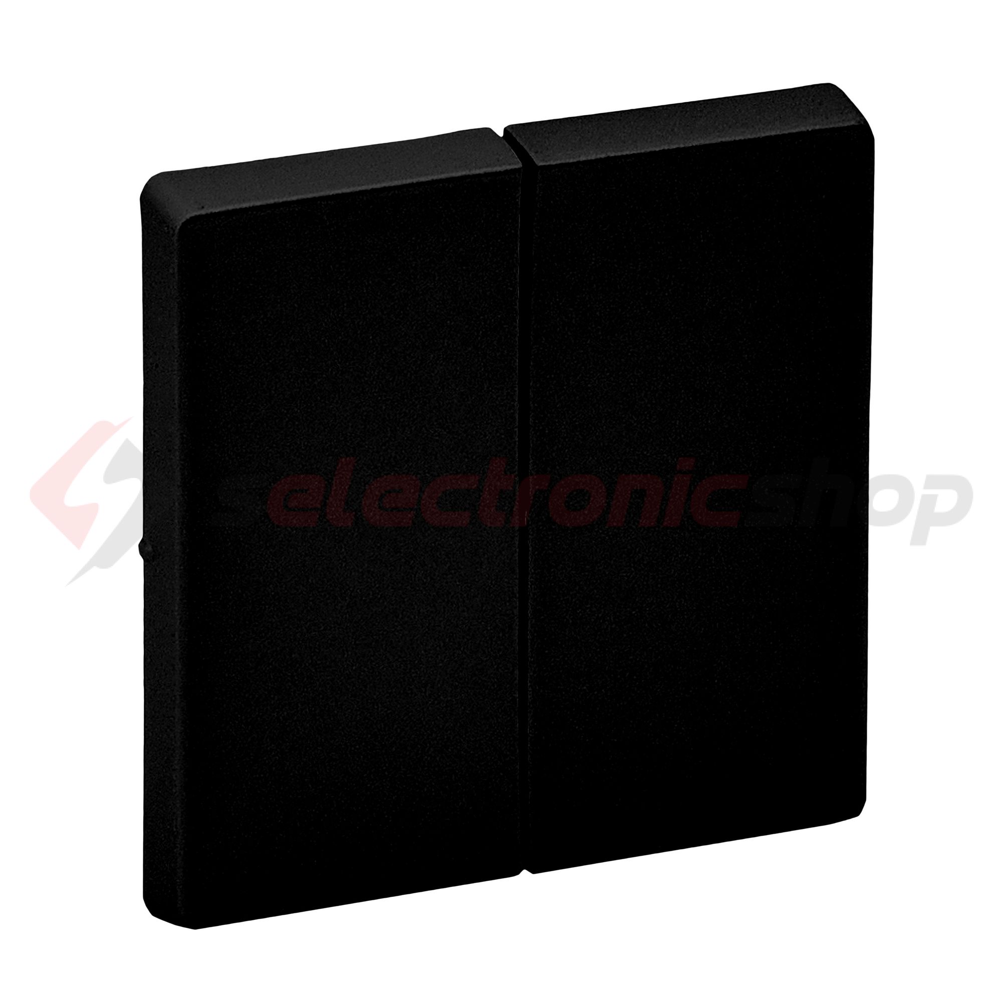 ValenaLife billentyű kettős kapcs/nyg.-hoz fekete üres-jel IP20 műanyag matt bepattintás LEGRAND - 756022