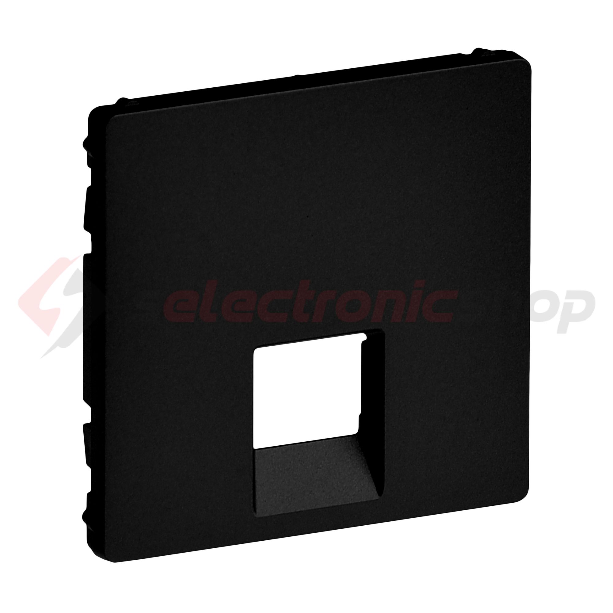 ValenaLife fedlap RJ11 telefoncsatlakozóhoz műanyag fekete LEGRAND - 756412