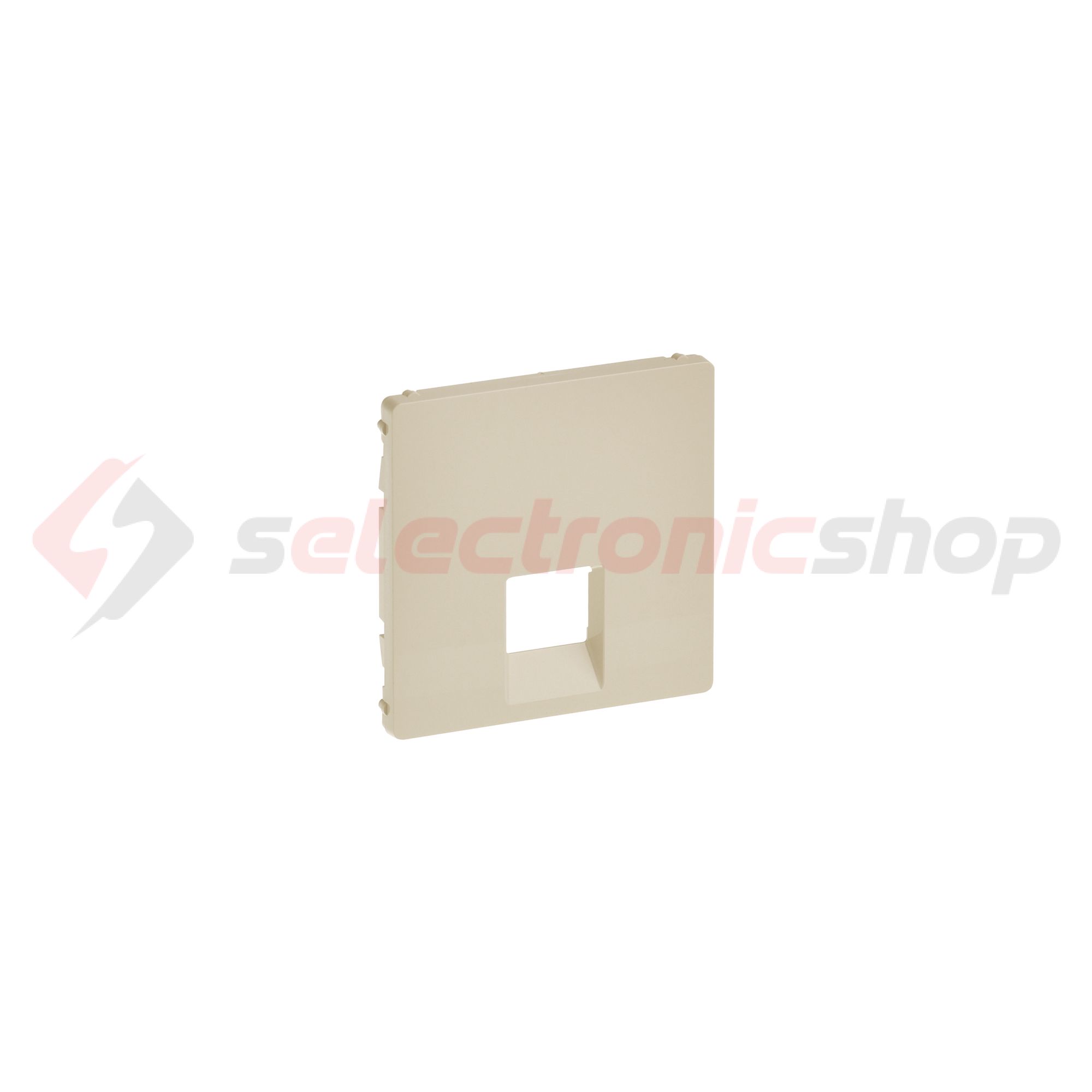 ValenaLife fedlap RJ45/RJ11 adatcsatlakozóhoz műanyag krém címketartó nélkül LEGRAND - 755411