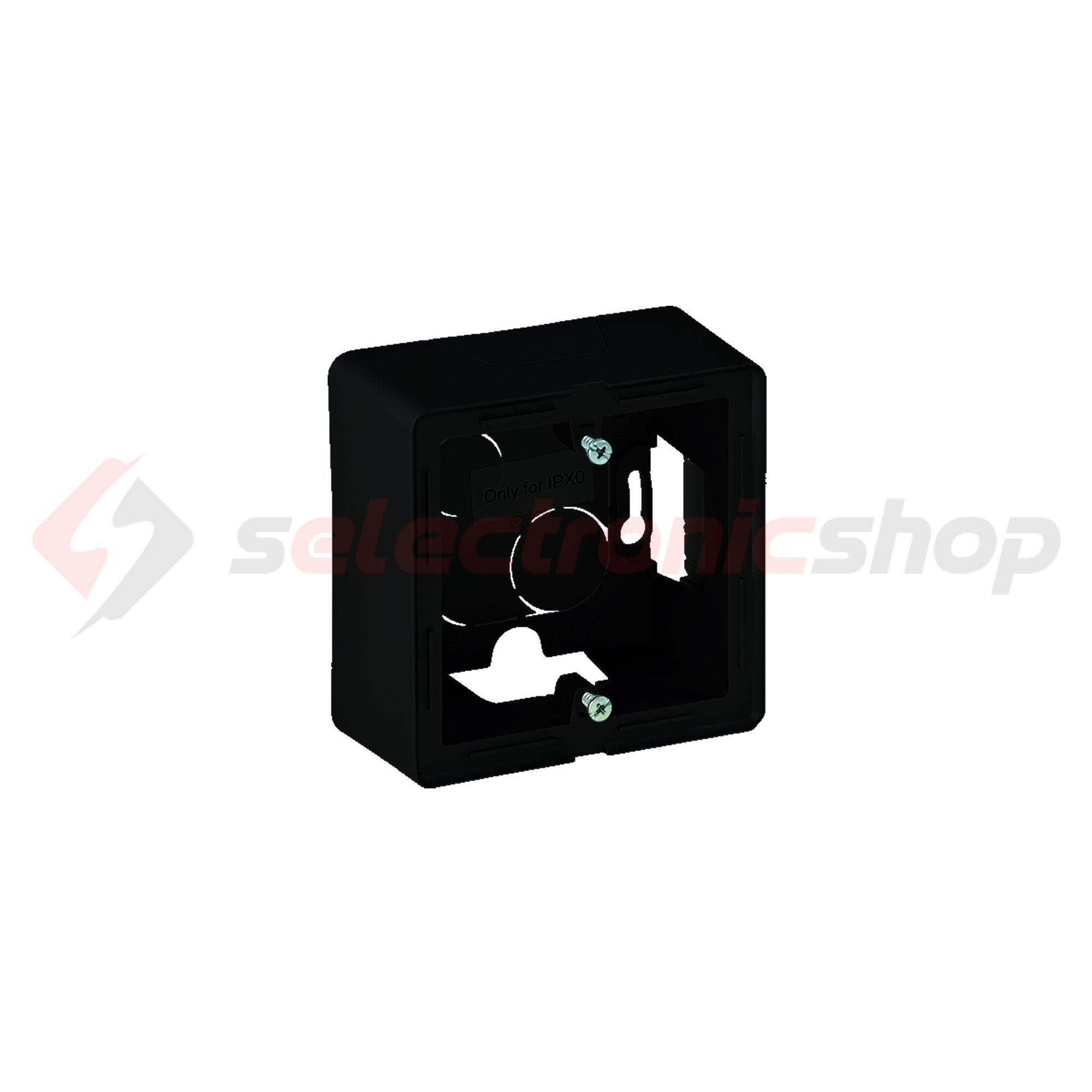 ValenaLife kiemelődoboz IPX0-hoz csavarokkal 1-es vízszintes és függőleges fekete műanyag LEGRAND - 754066