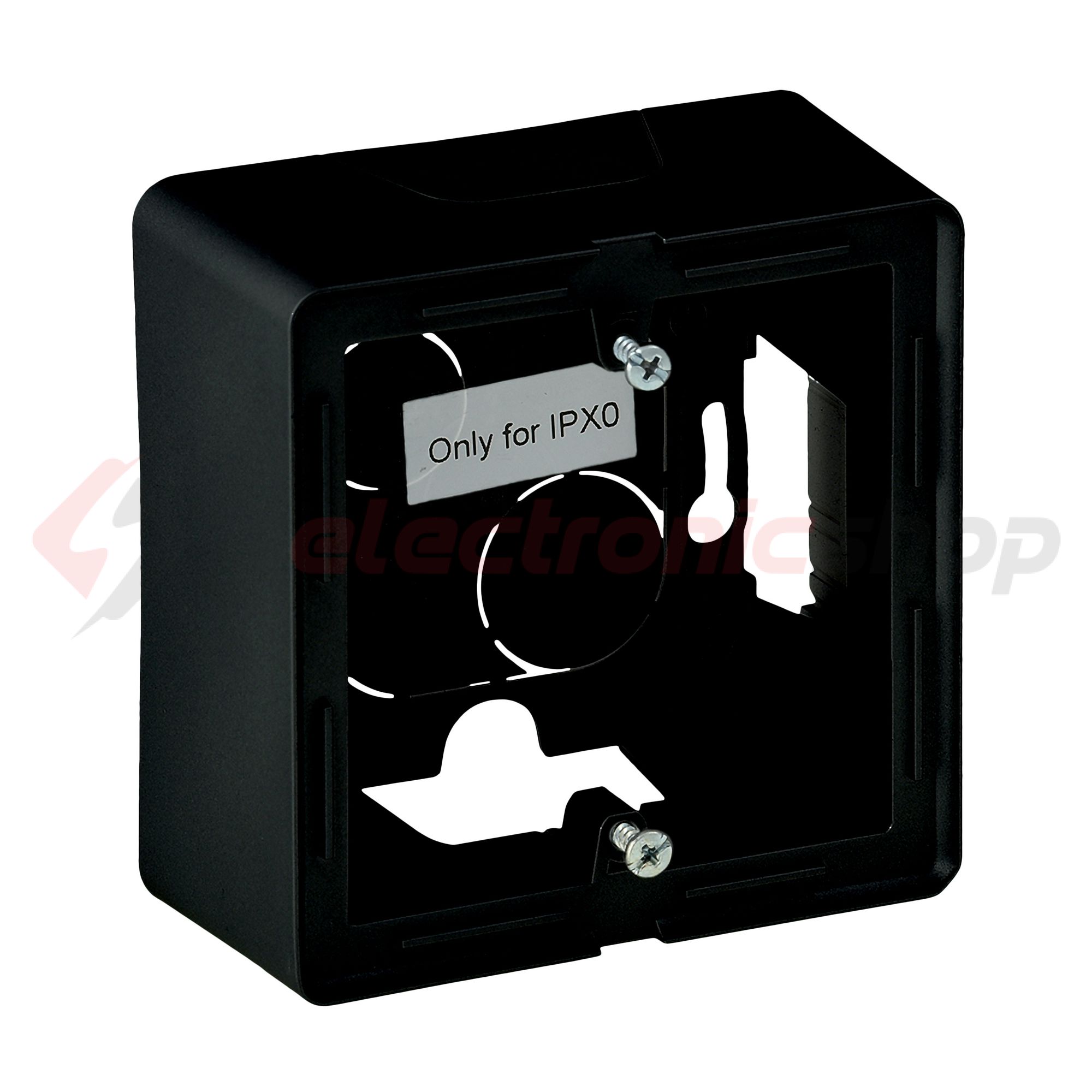 ValenaLife kiemelődoboz IPX0-hoz csavarokkal 1-es vízszintes és függőleges fekete műanyag LEGRAND - 754066