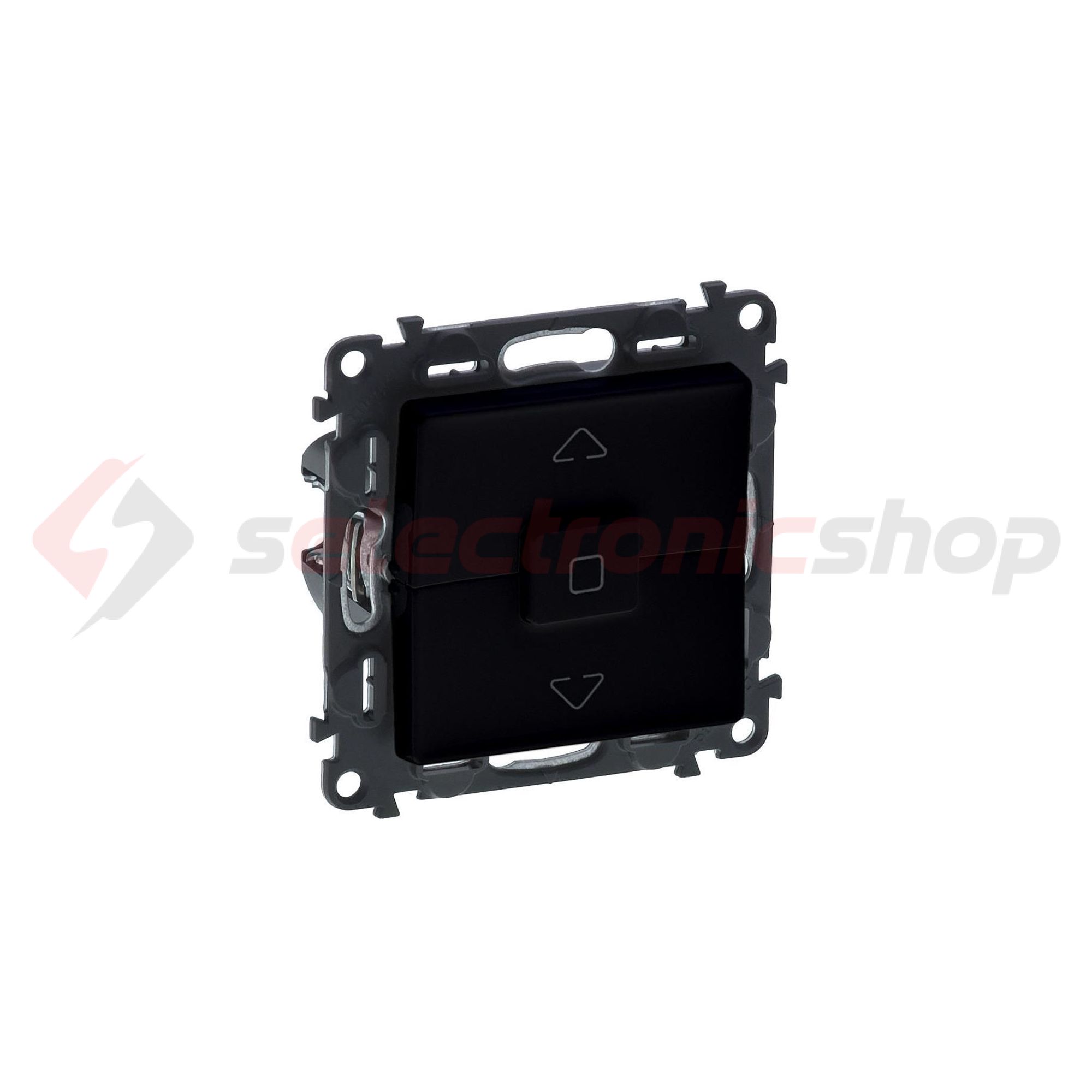 ValenaLife redőnymozgató 1P betét közp. fedéllel R105 1P kapcsoló billentyűs fekete LEGRAND - 756329