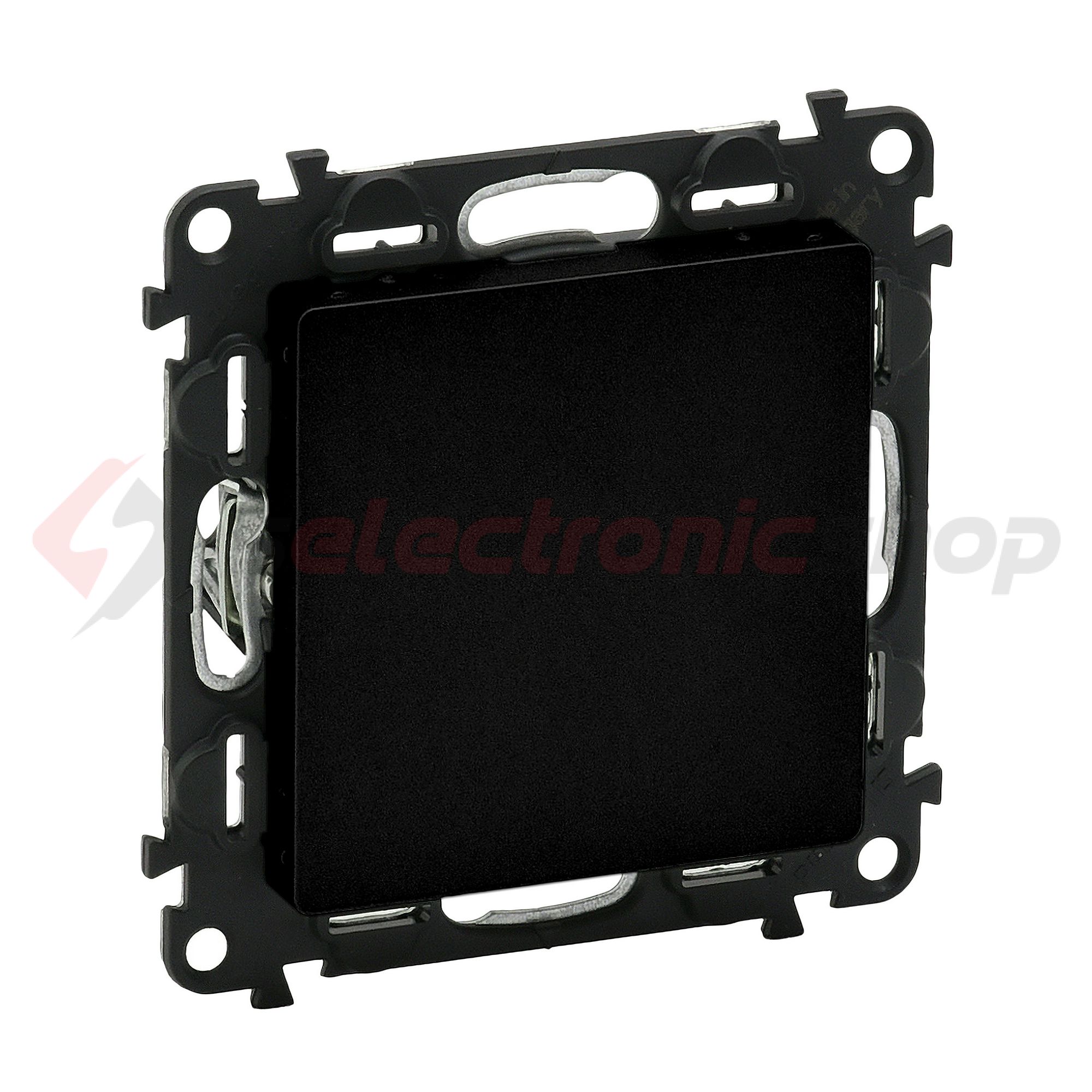 ValenaLife vakfedél vakfedél fekete üres-jel IP20 műanyag matt bepattintás LEGRAND - 754068