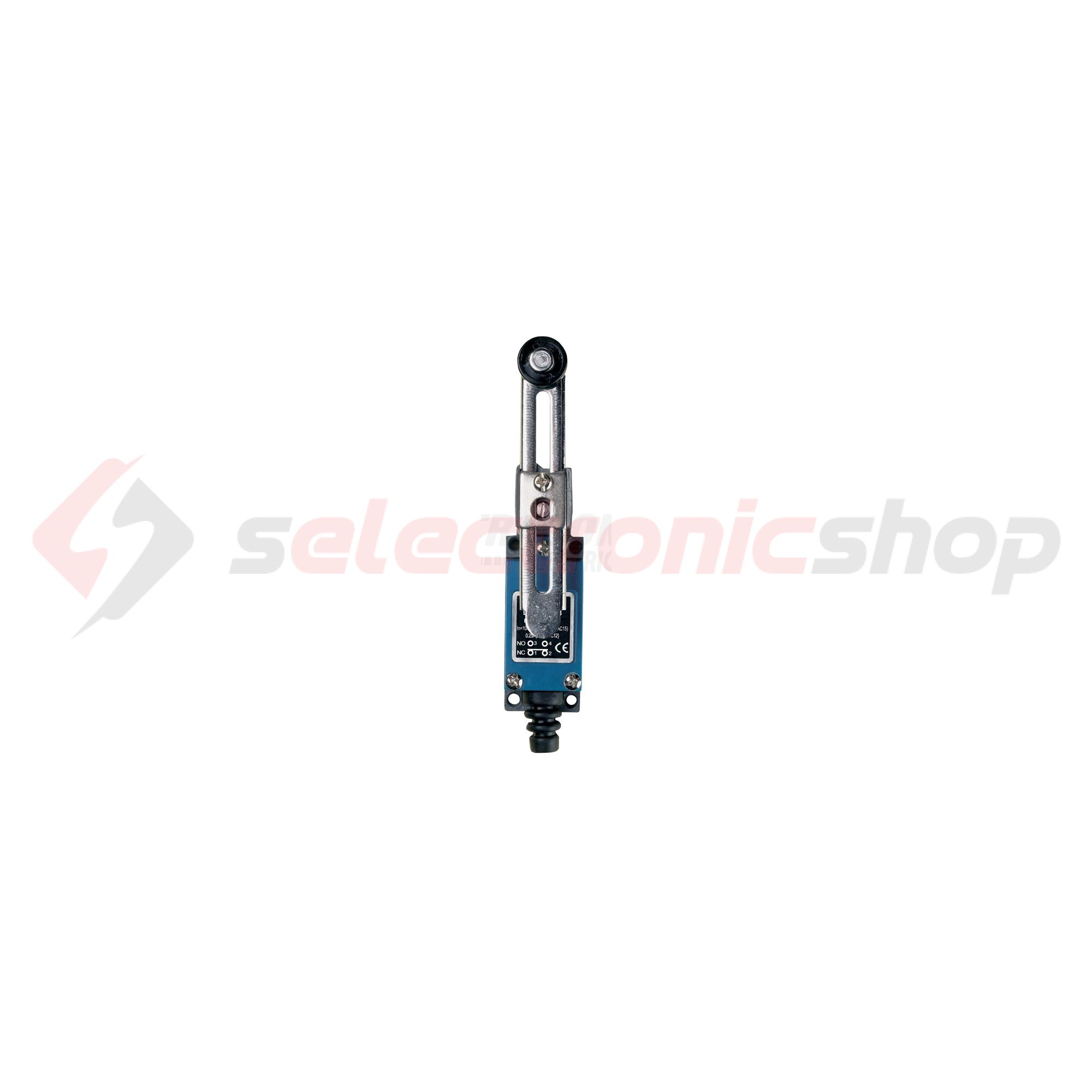 Végálláskapcsoló műanyag 1ny 1z állítható forgókar 2A/AC15/230V IP65 csúszó érintkező LSME TRACON - LSME8108