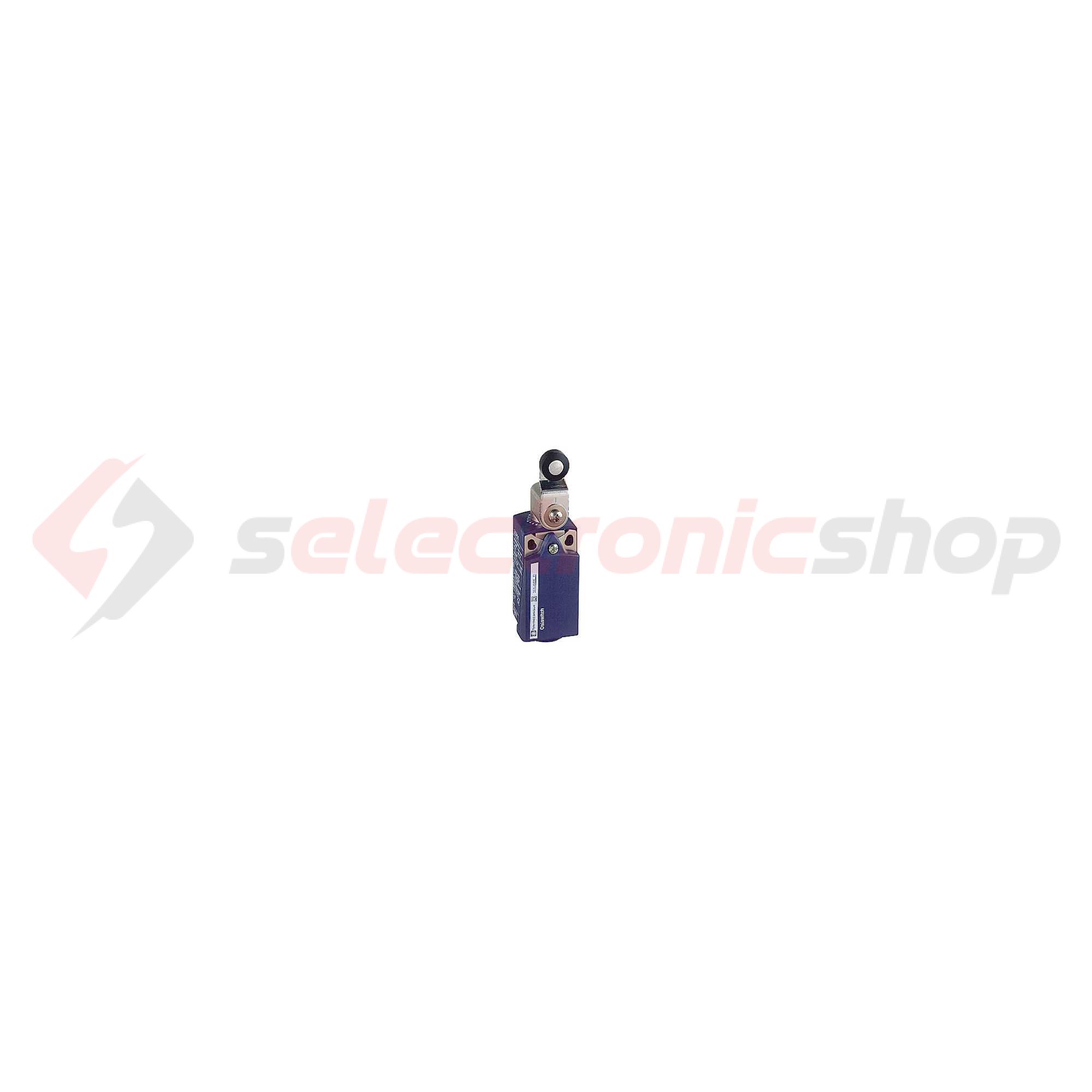 Végálláskapcsoló műanyag 1ny 1z görgős kar 3A/AC15/230V IP66/IP67 OsiSense XC - XCKP2118P16