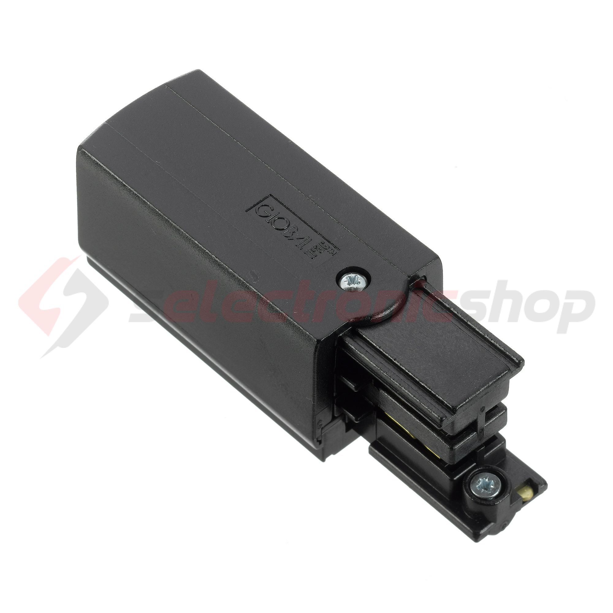 Végbetáp 3F világítási sínhez 16A bal 230-400V 3F falonkívüli fekete alumínium XTS 11-2 LIVAL - 19170112