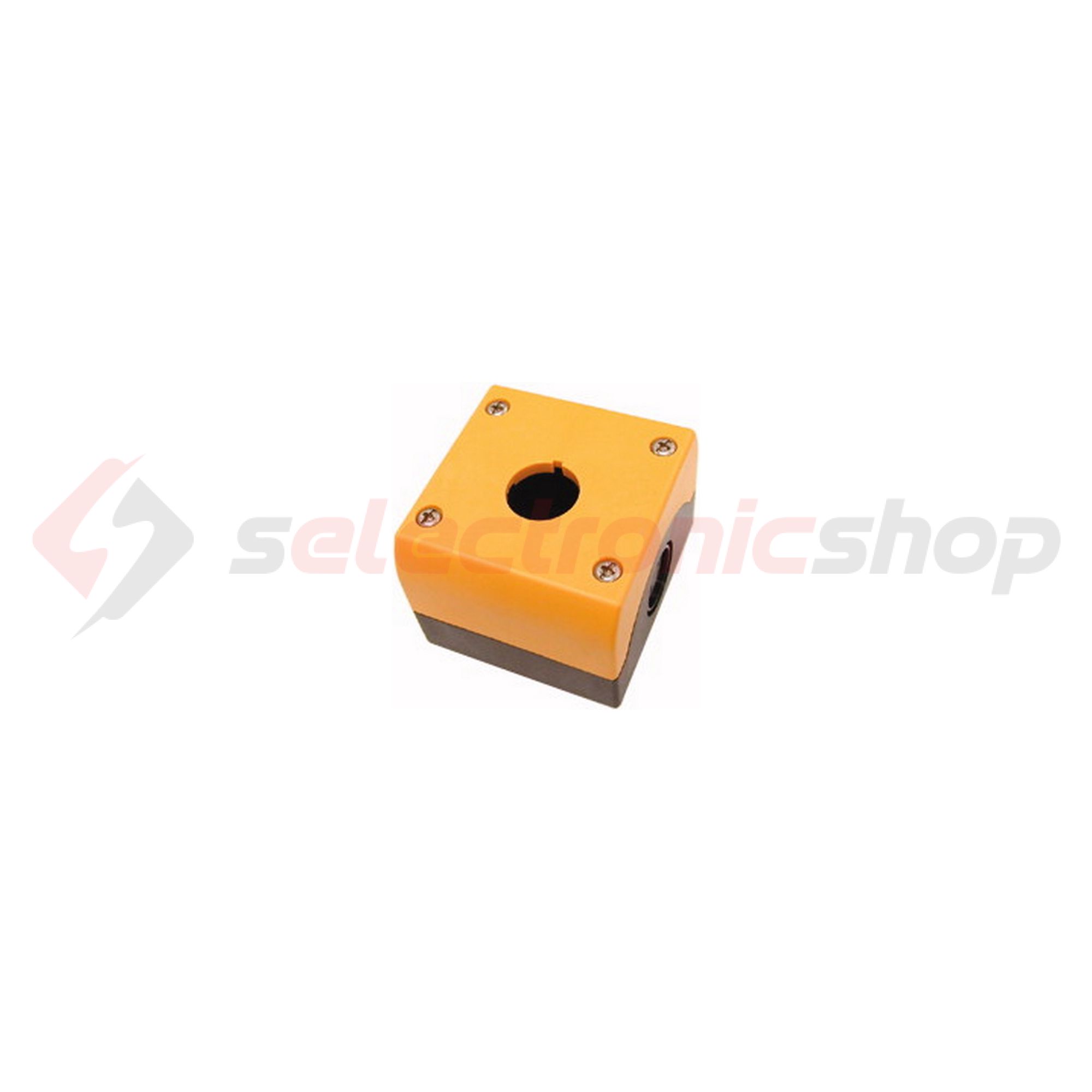 Vezérlőkészülék-tokozat d22 1-pozíció rászerelhető műanyag szürke IP65/IP67 M22-IY1 EATON - 216536