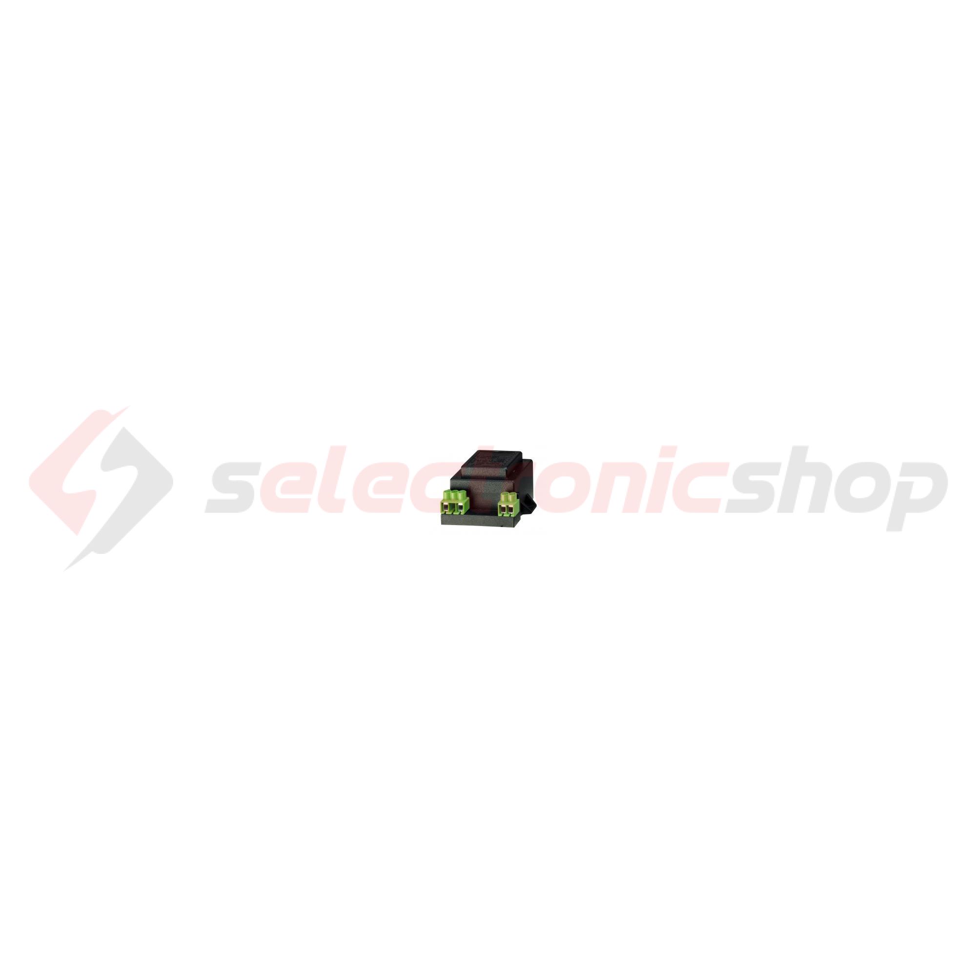 Vezérlőtranszformátor 1-fázisú 230V/prim 24V/szek 3VA IP20 ASCON - TCTR-F3