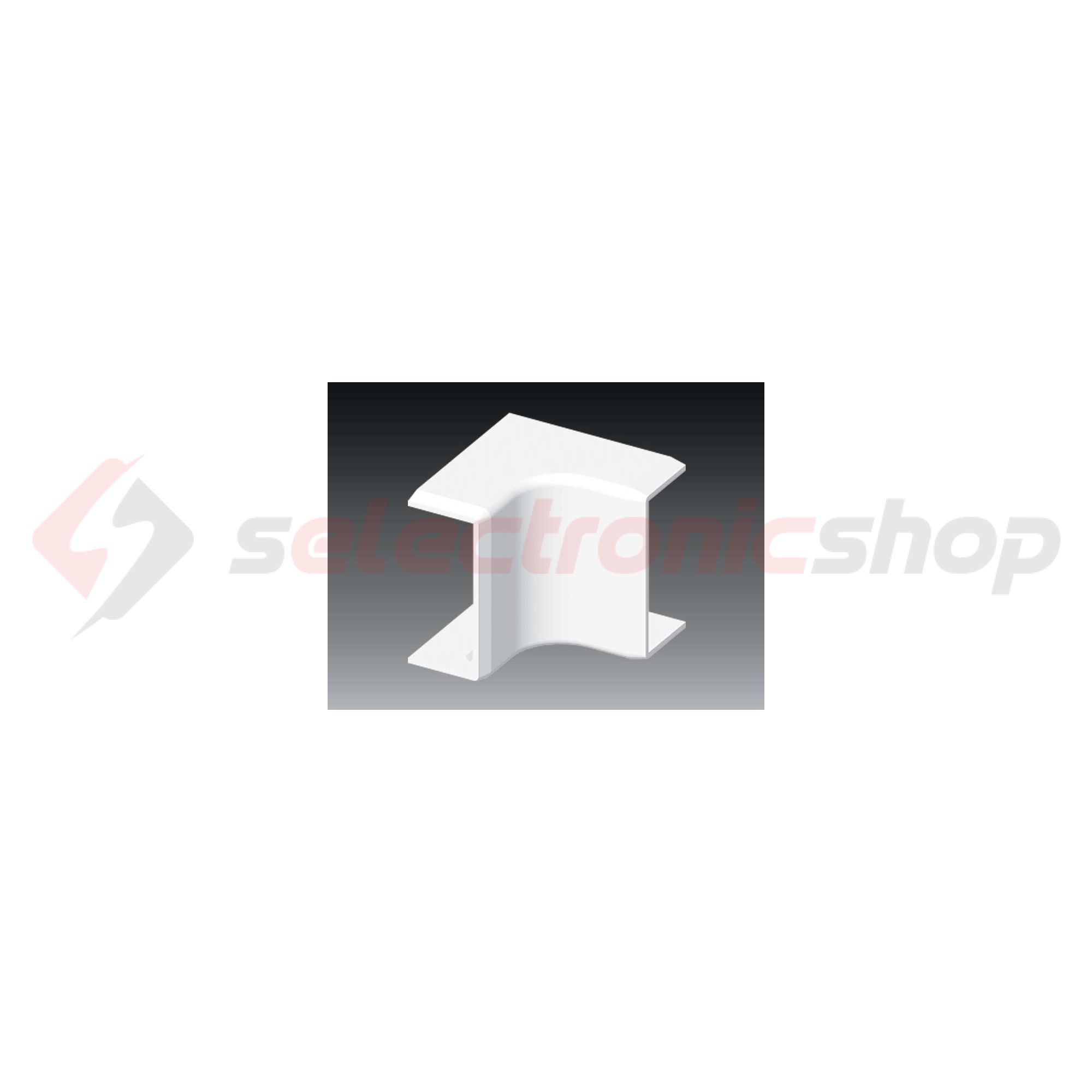 Vezetékcsatorna belső sarok fedél 40x20x-hoz alap+fedél 18.5mm x 41.1mm x 90° műanyag LHD KOPOS - 8635_HB