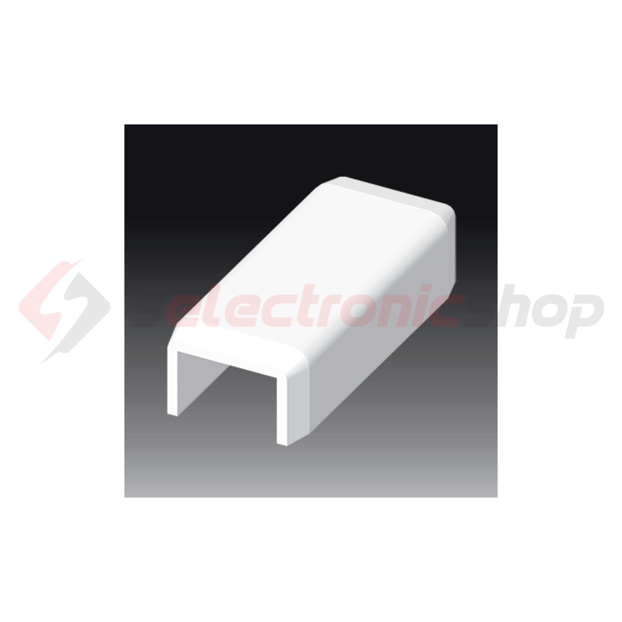 Vezetékcsatorna illesztéstakaró 15x10-hez 10mm x műanyag fényesfehér kültér LH KOPOS - 8682_HB