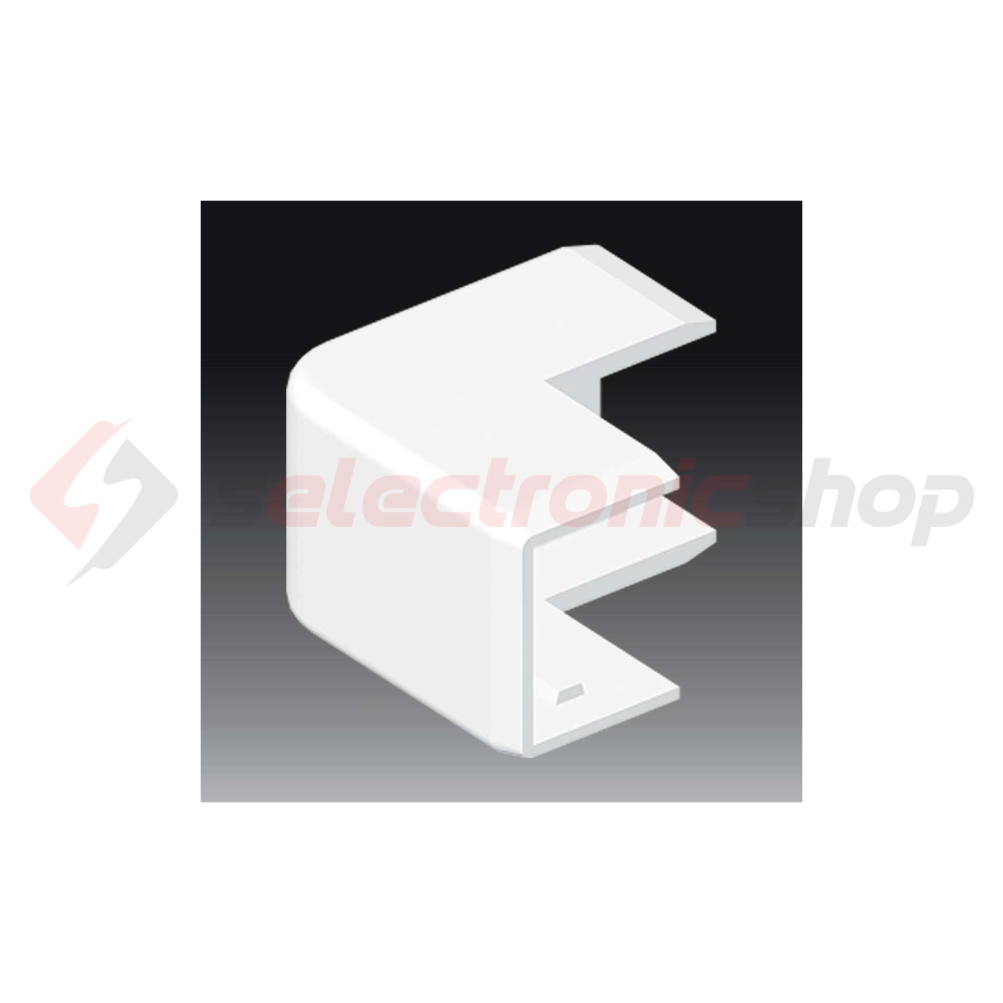 Vezetékcsatorna külső sarok fedél 25x20-hoz 20.2mmx 25.2mmx 90° alap+fedél műanyag LHD KOPOS - 8916_HB