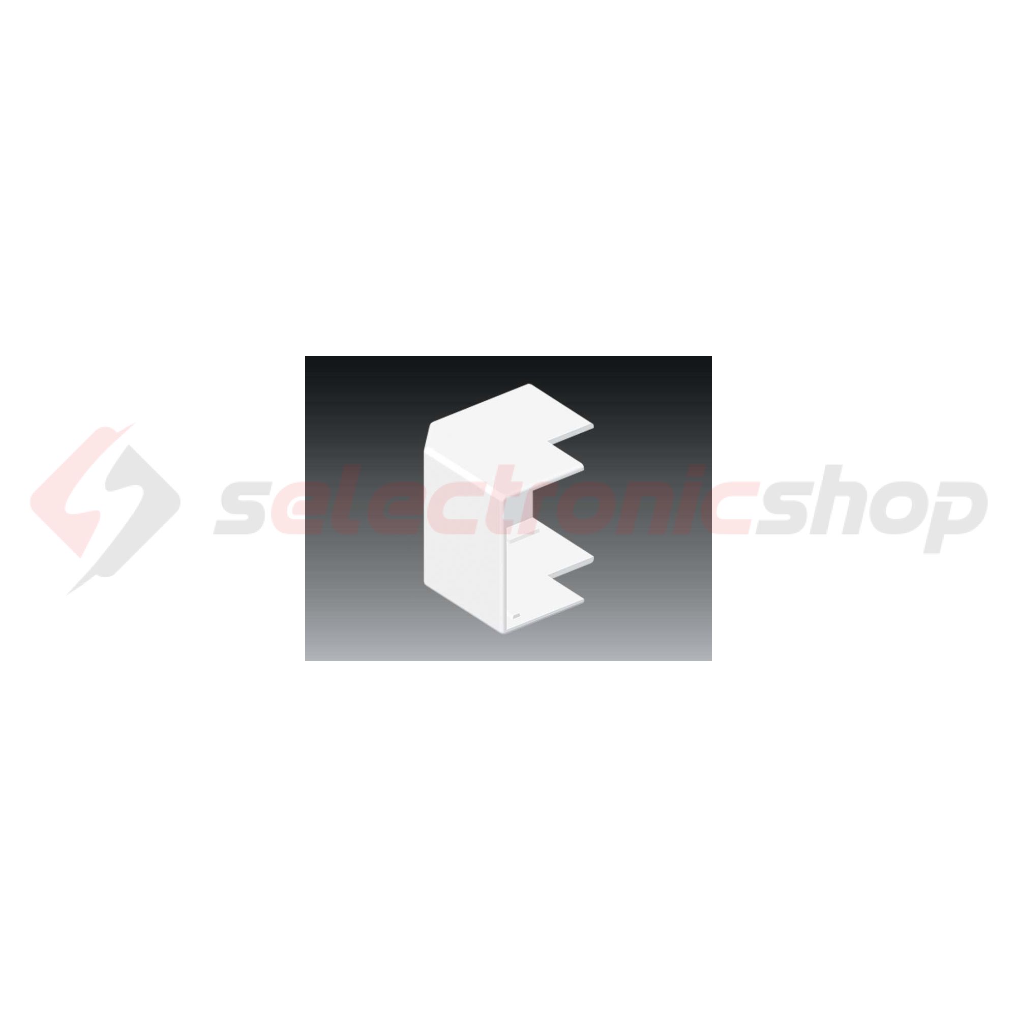 Vezetékcsatorna külső sarok fedél 60X40-hez 40mmx 60mmx 75-135° alap+fedél műanyag LH KOPOS - 8656_HB