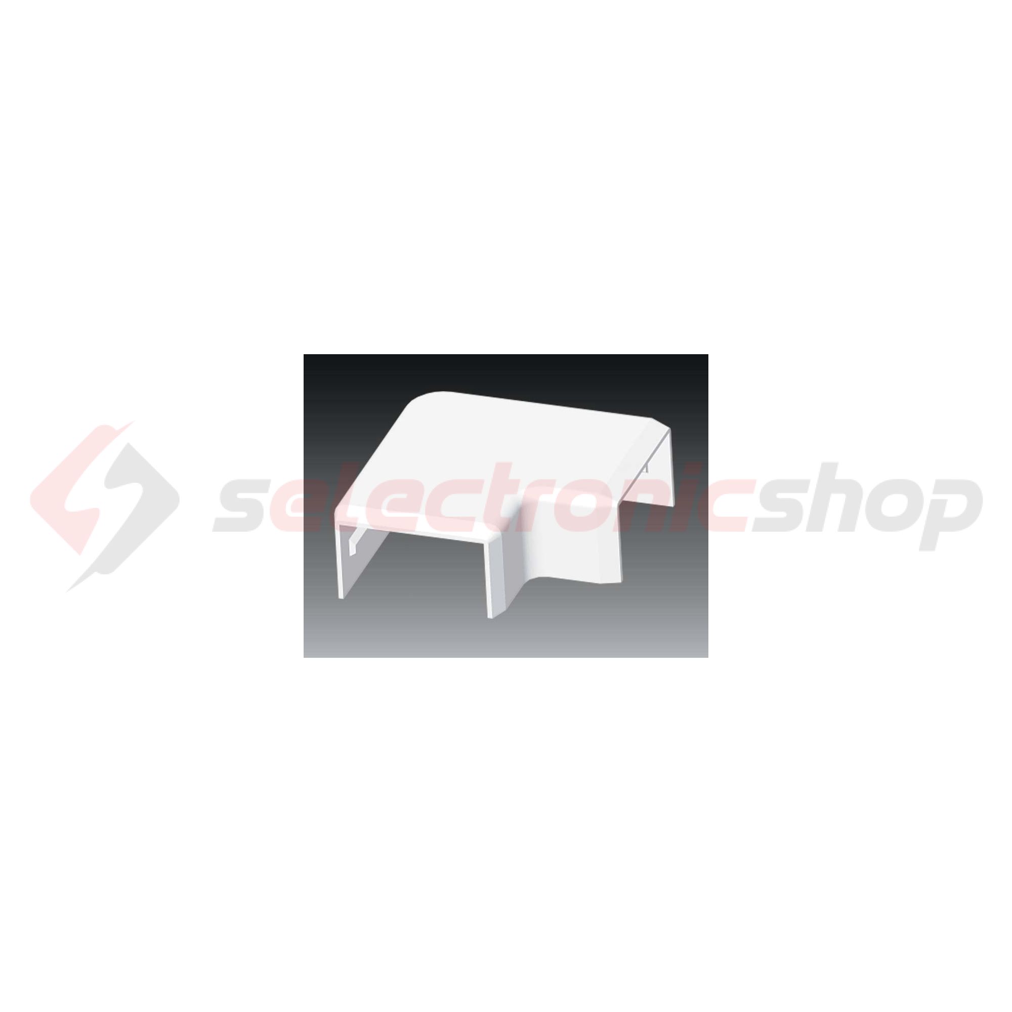 Vezetékcsatorna L-idom-fedél 32x15-höz alap+fedél 15mmx 32mmx 90° műanyag fényesfehér LHD KOPOS - 8603_HB