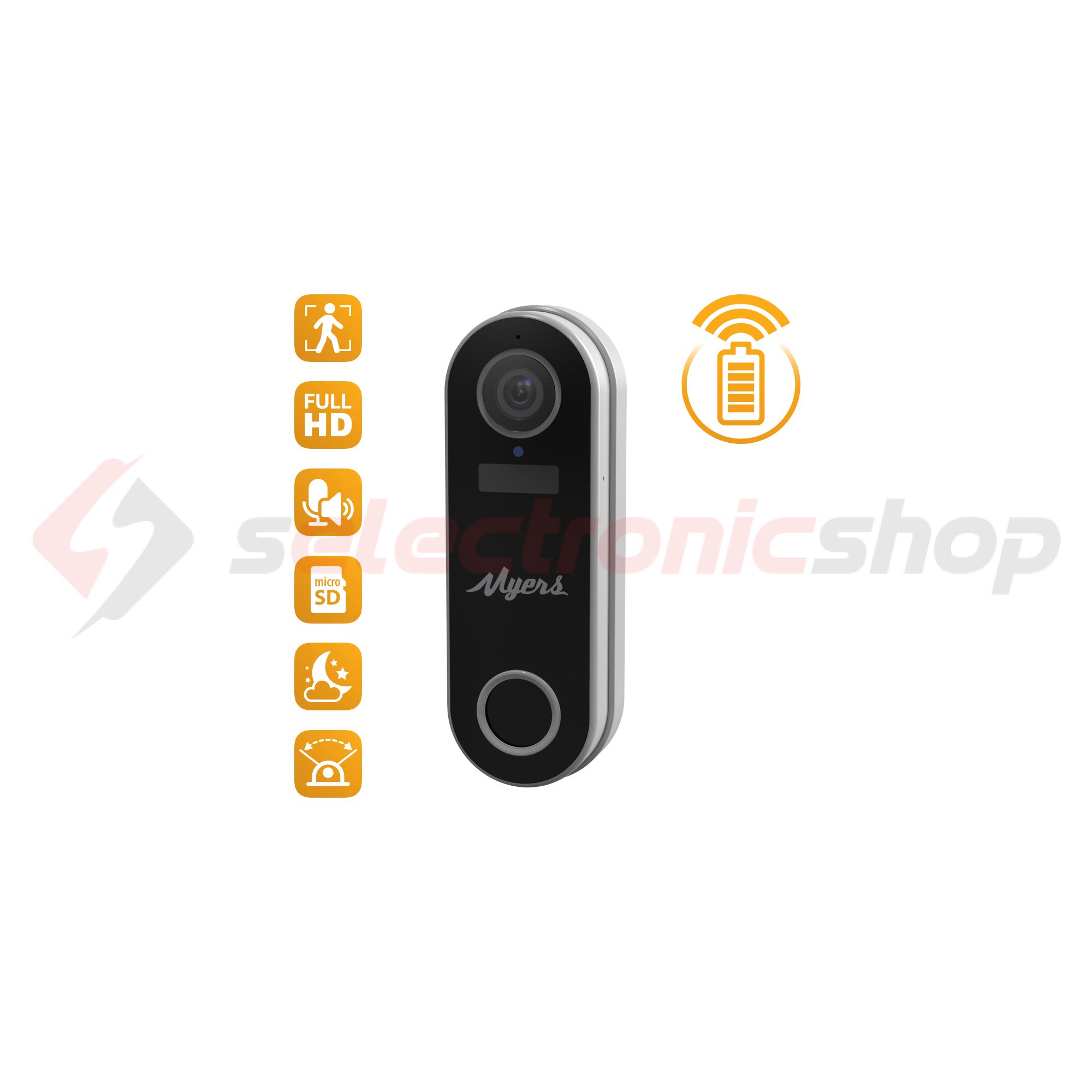 Videó kapucsengő kültéri modul 1/3