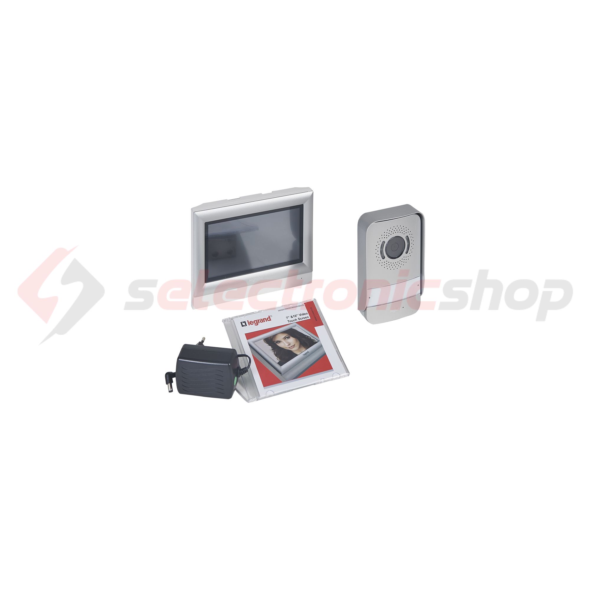 Video kaputelefon lakáskészülék 1lakásos 2vezetékes 7