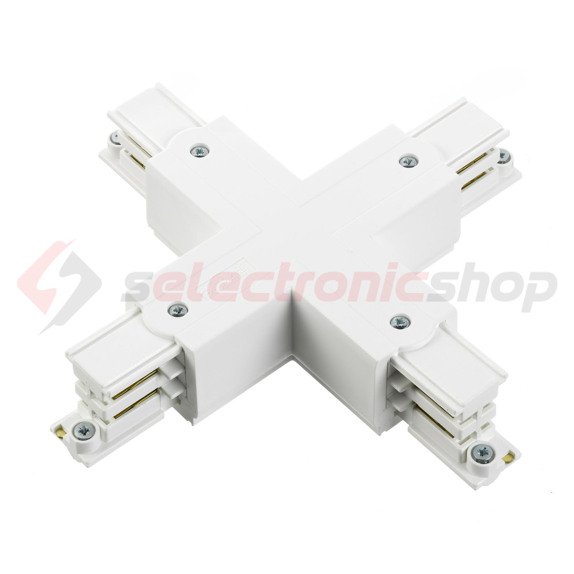 X-elágazó elem 3F világítási sínhez 16A 230-400V 3F falonkívüli fehér alumínium XTS 38-3 LIVAL - 19170383