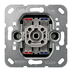 102 2P kapcsoló betét adapterrel süllyesztett rugós IP20 1- billentyű/gomb GIRA - 010200