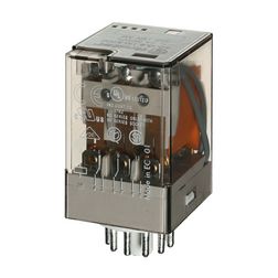 Általános célú relé 10A 3-v dugaszolós 24VAC monostabil IP20 60.13.8.024.0040 FINDER - 601380240040