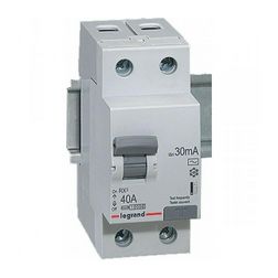 Áram-védőkapcsoló (Fi-relé) analóg 1P+N 25A 30mA A-típus 10kA RX3 LEGRAND - 402036