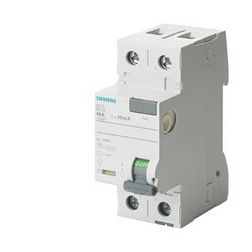 Áram-védőkapcsoló (Fi-relé) analóg 1P+N 25A 30mA A-típus 10kA SENTRON SIEMENS - 5SV3312-6