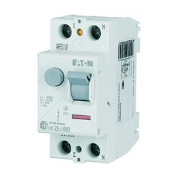 Áram-védőkapcsoló (Fi-relé) analóg 2P 25A 30mA AC-típus 6kA HNC-25/2/003 xPole Home EATON - 194690