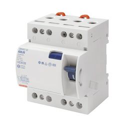 Áram-védőkapcsoló (Fi-relé) analóg 4P 80A 30mA AC-típus 6kA 90RCD SD GEWISS - GW94761K